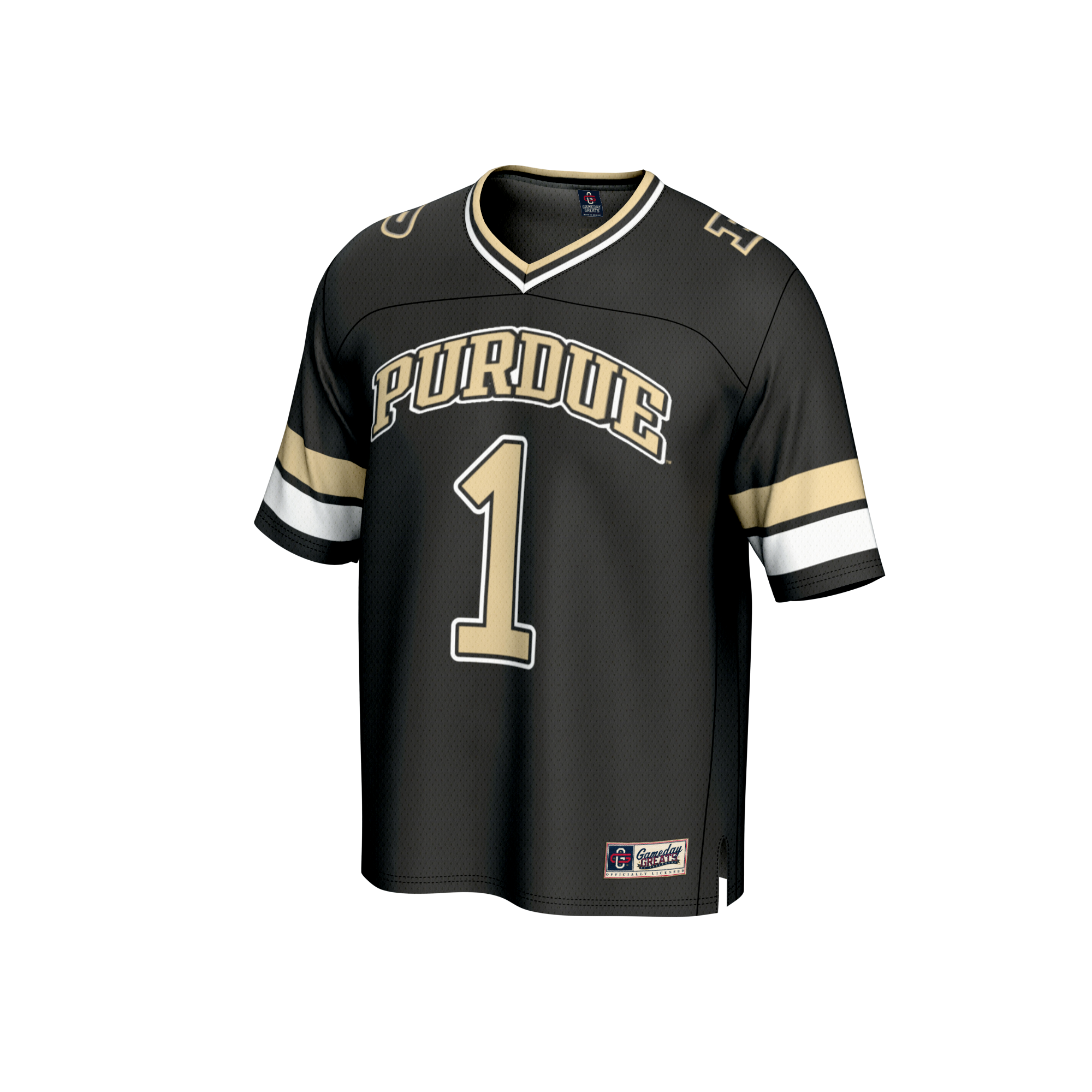 Collegiate Fashion Purdue Boilermakers Game Jersey Black NCAA College Football Fan Wear