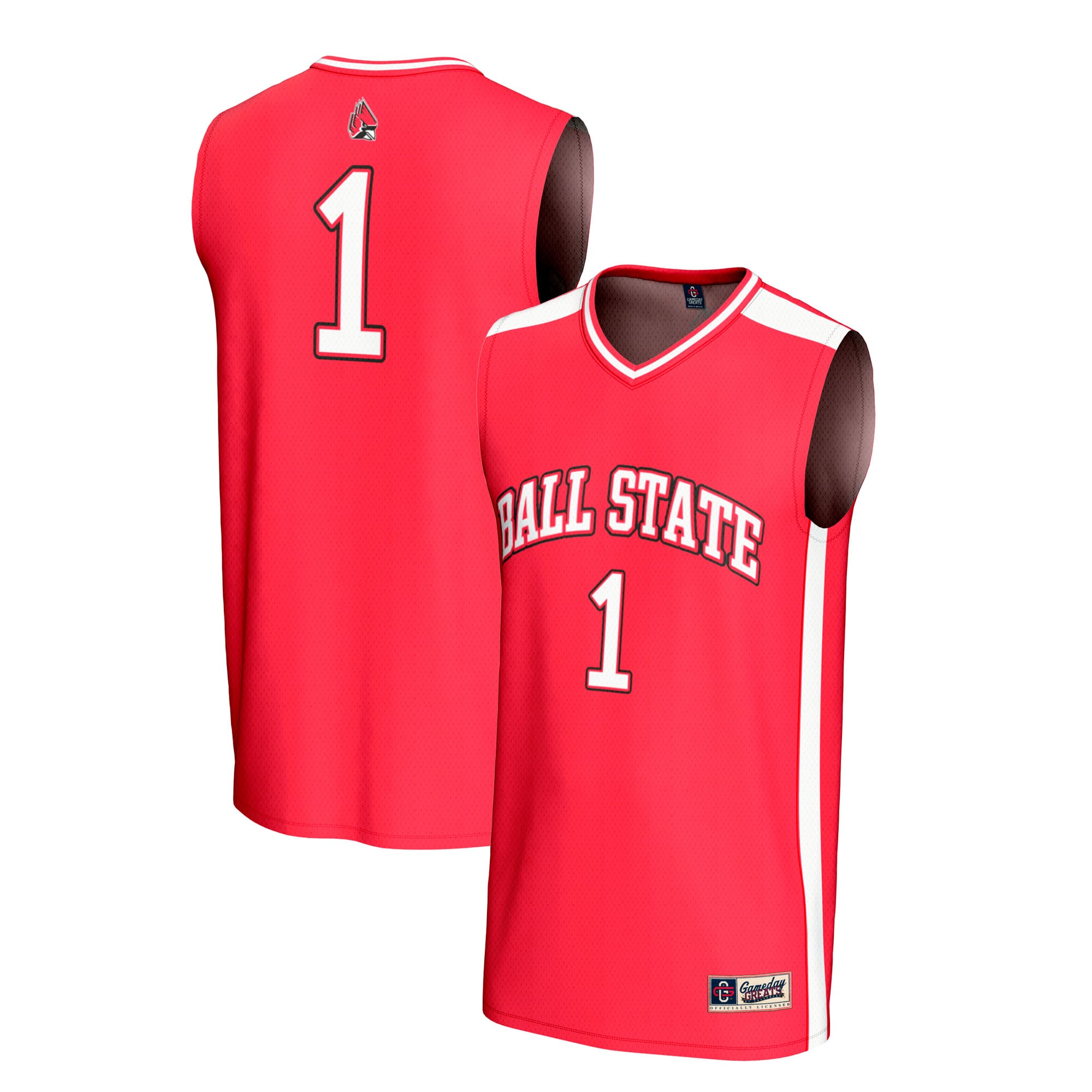 Ball State Cardinals Jersey No.1 Cardinal NCAA College Football Fan Wear