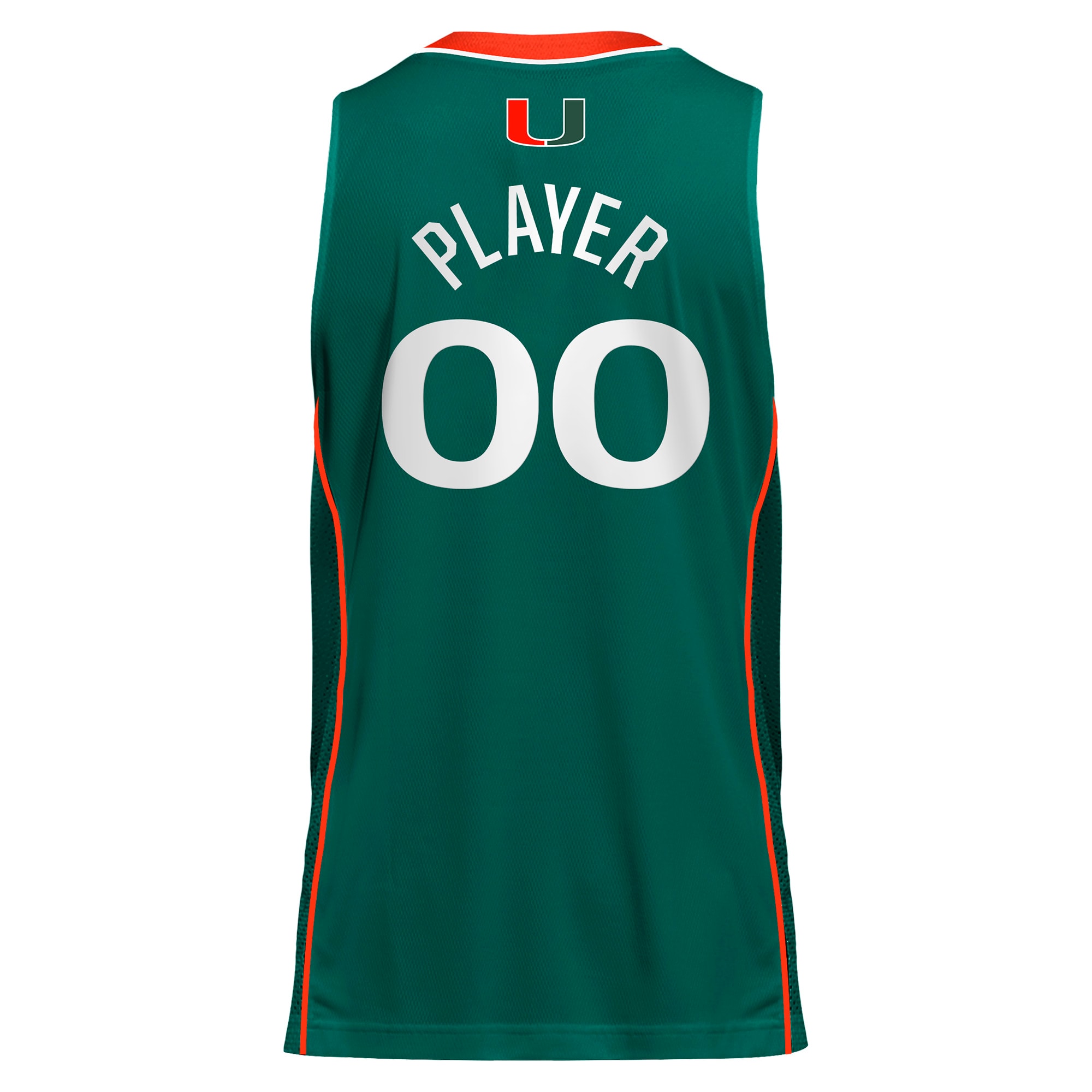 Pick- NIL Basketball Miami Hurricanes Player Jersey Green NCAA College Basketball Fan Wear