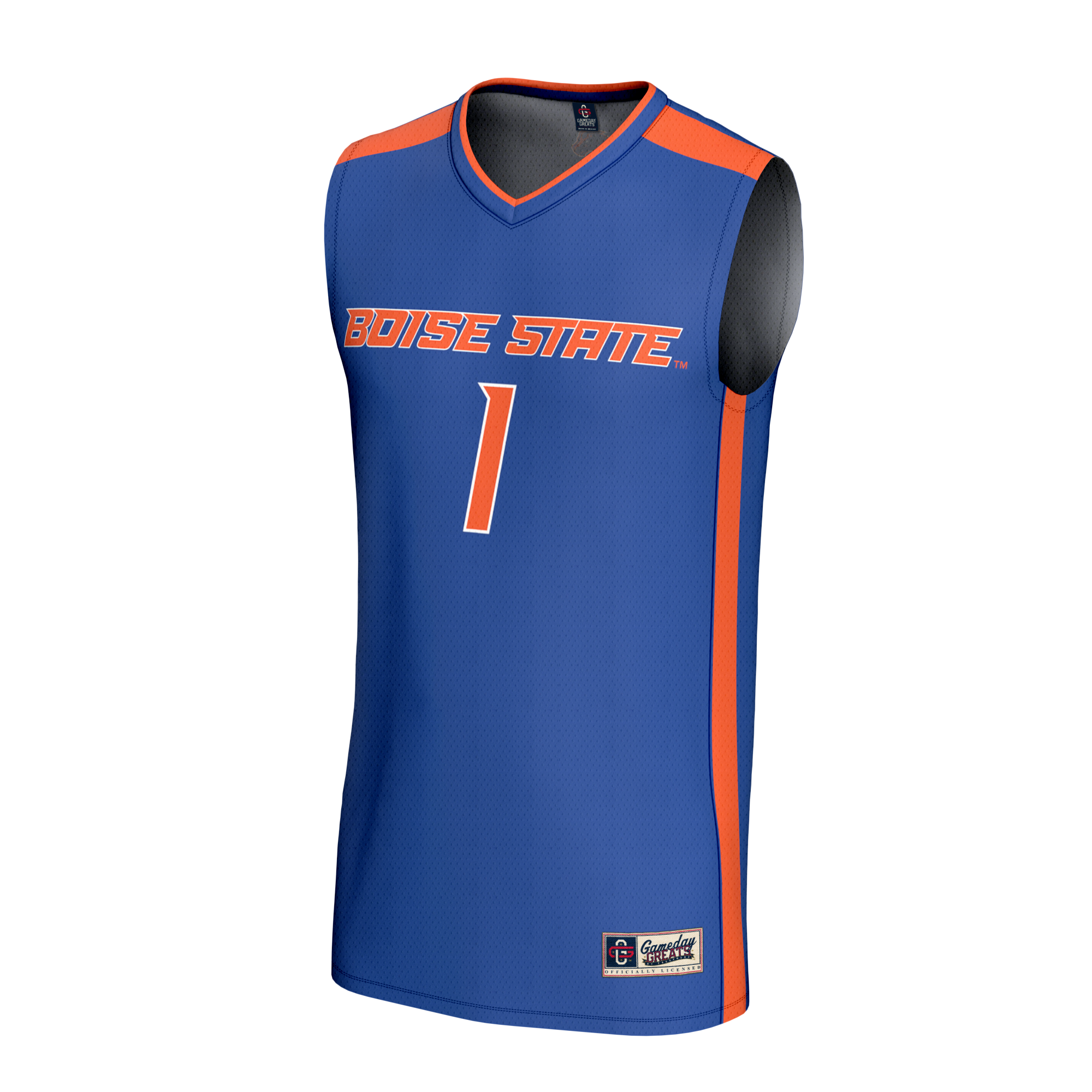 Royal Collegiate Basketball Boise State Broncos Game Jersey Royal NCAA College Basketball Fan Wear