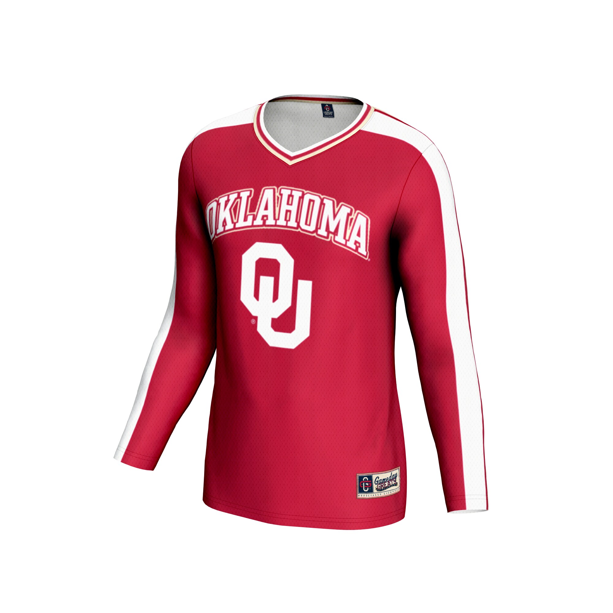 Volleyball Fashion Oklahoma Sooners Game Jersey Crimson NCAA College Volleyball Fan Wear Volleyball Fashion