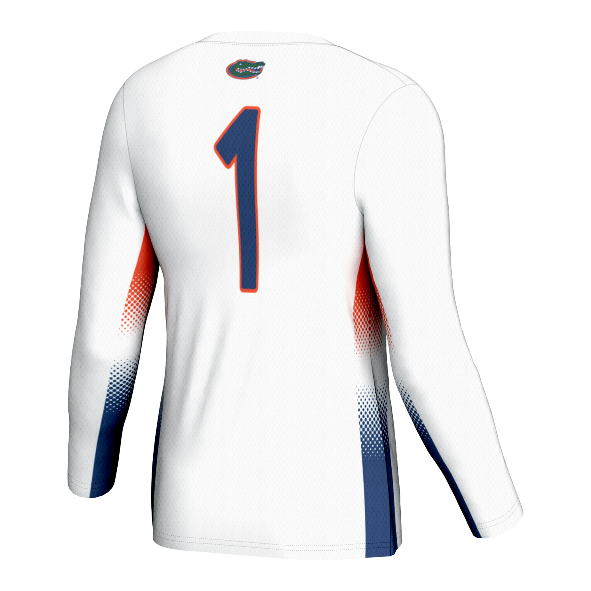 Volleyball Florida Gators Game Jersey White NCAA College Volleyball Fan Wear Volleyball