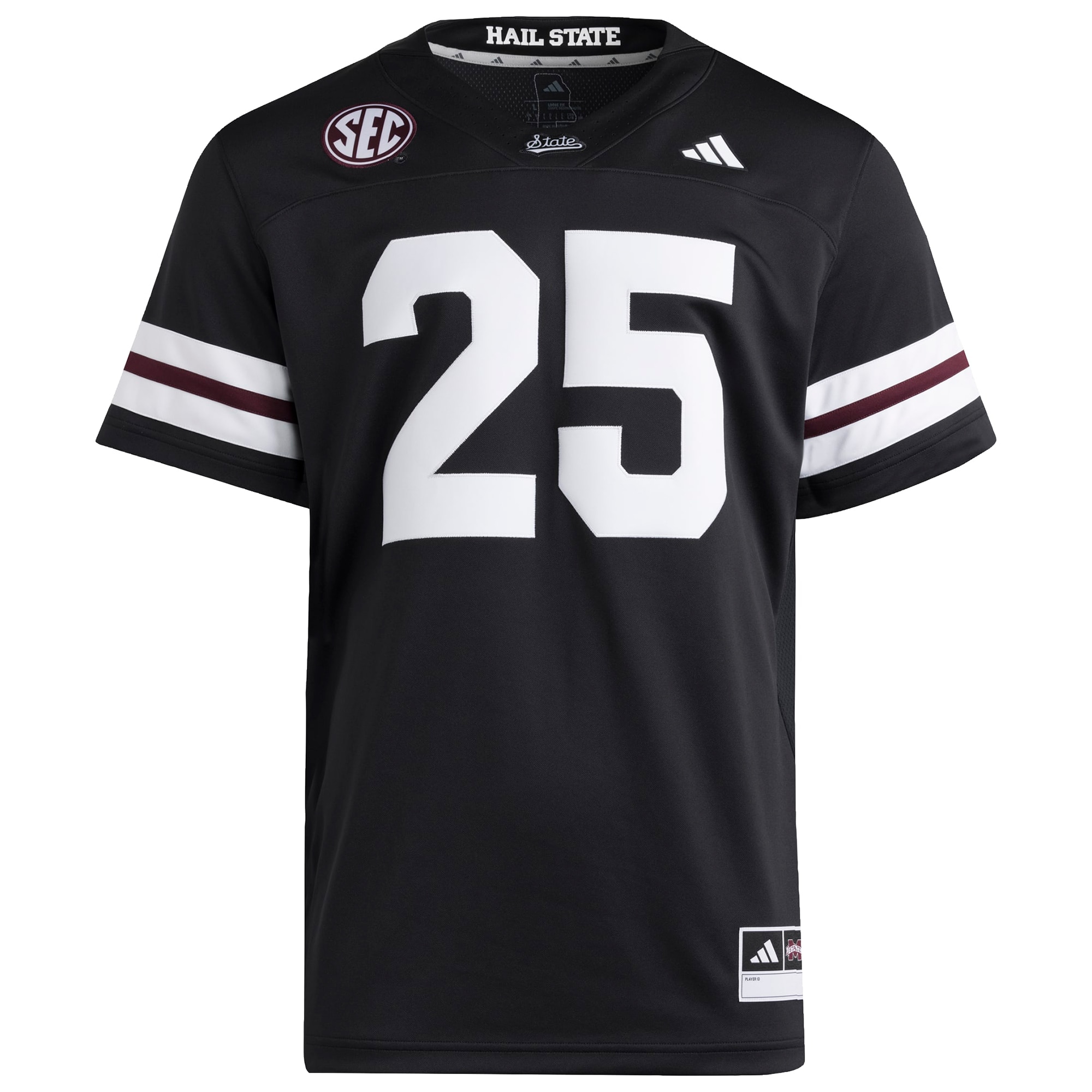 Strategy Mississippi State Bulldogs Jersey Black NCAA College Football Fan Wear