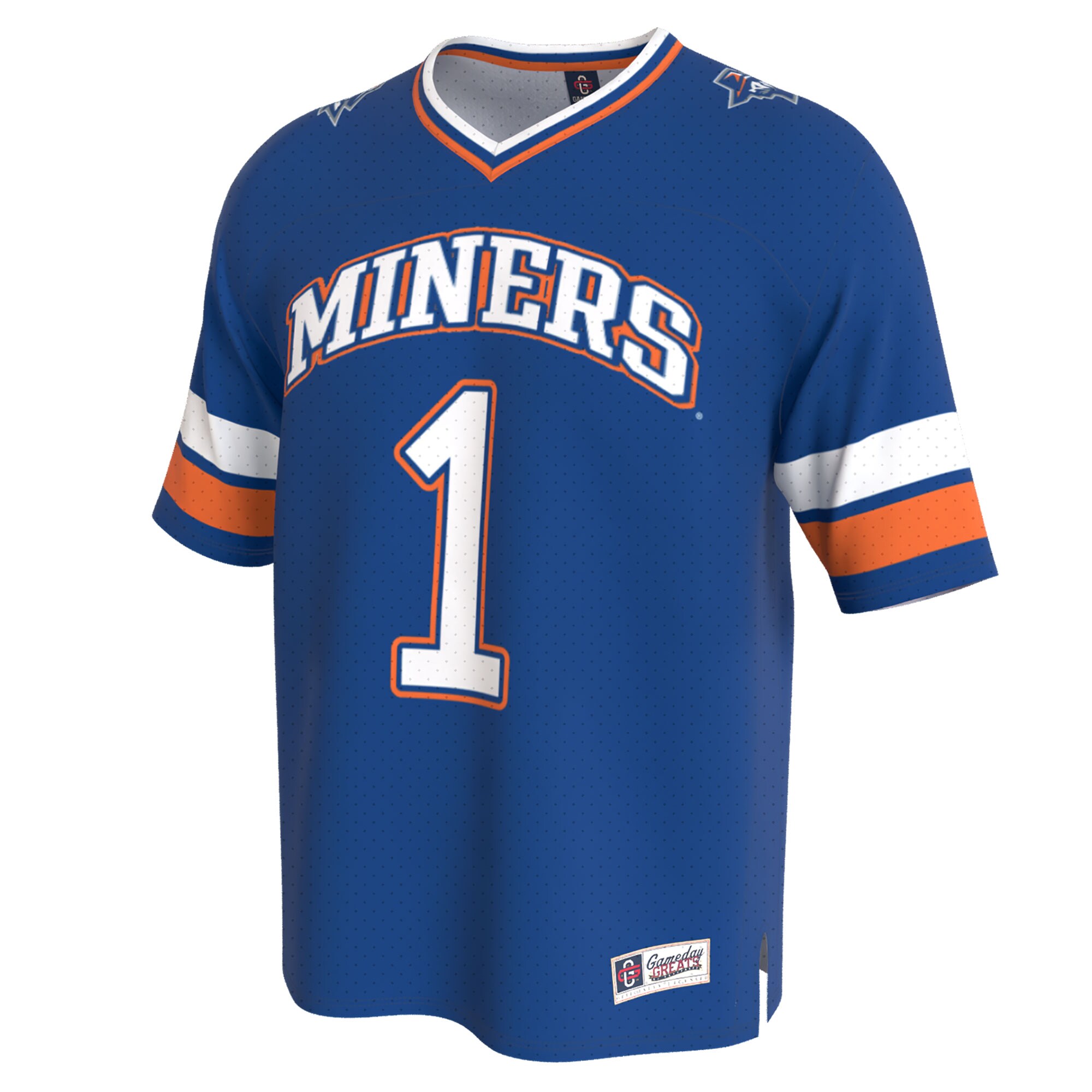 Collegiate Fashion UTEP Miners Game Jersey Navy NCAA College Football Fan Wear