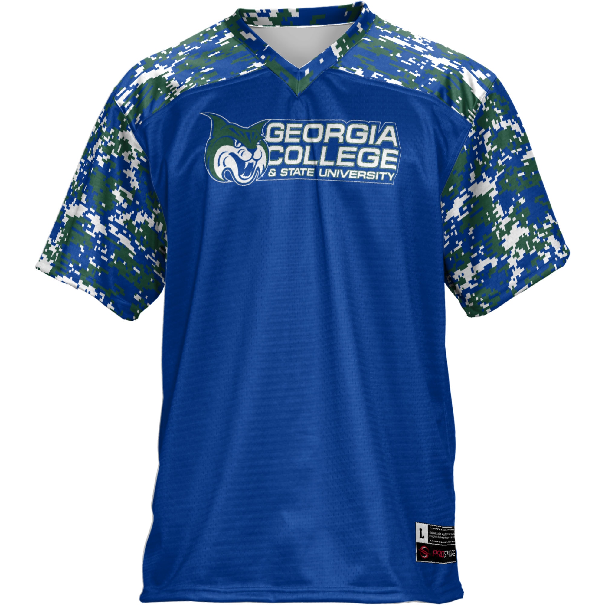Georgia College Bobcats Game Jersey Blue NCAA College Football Fan Wear
