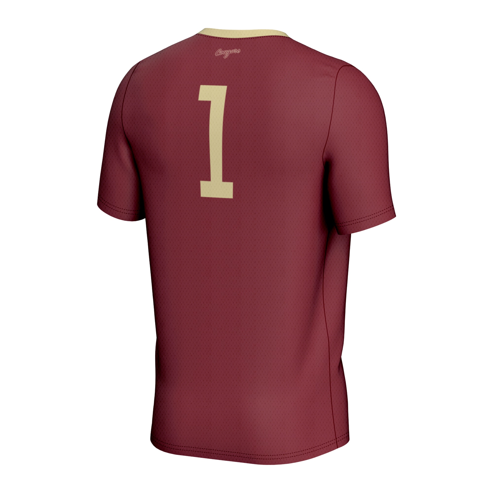 Soccer Charleston Cougars Game Jersey Maroon NCAA College Soccer Fan Wear Soccer