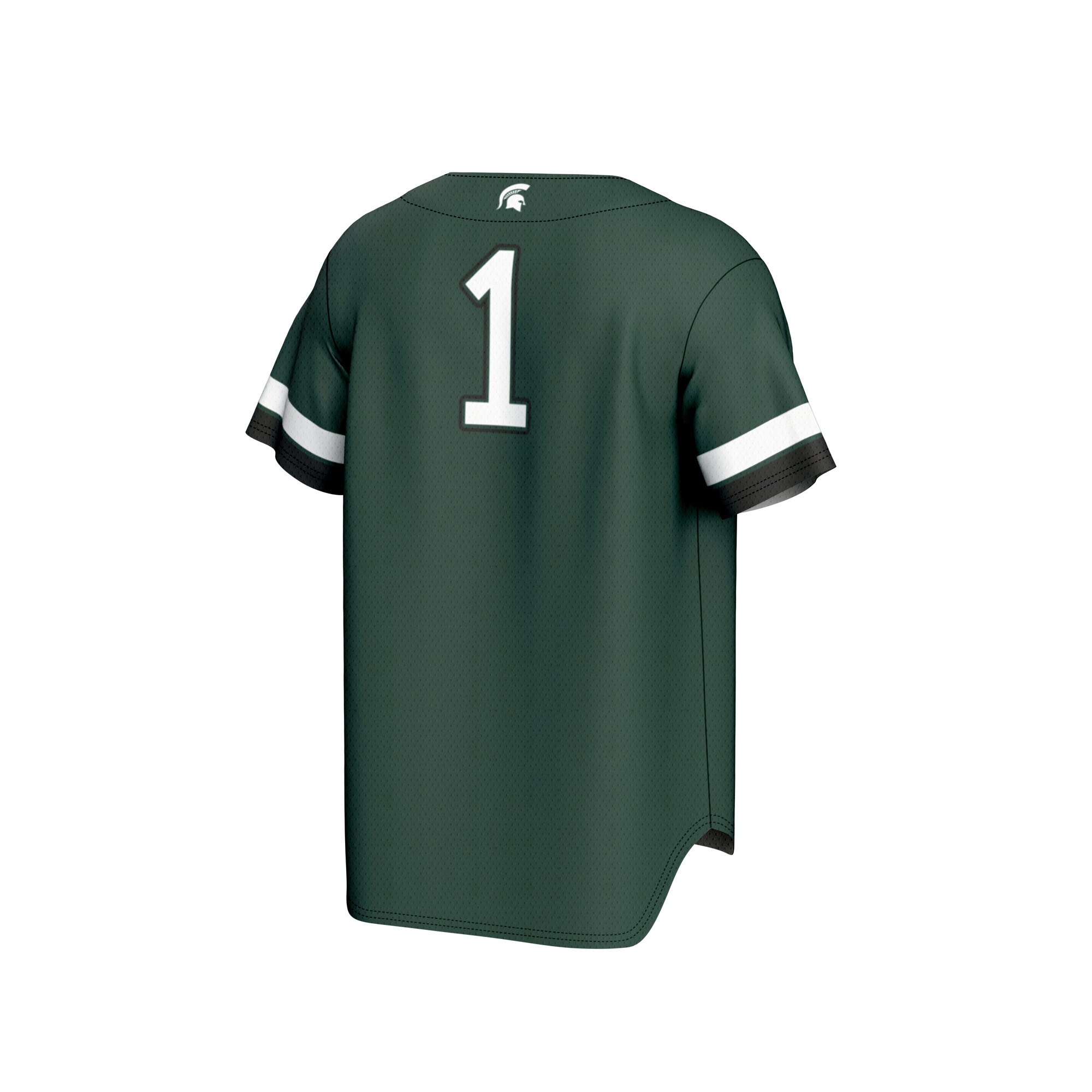 Collegiate Baseball Fashion Michigan State Spartans Game Jersey Green NCAA College Baseball Fan Wear