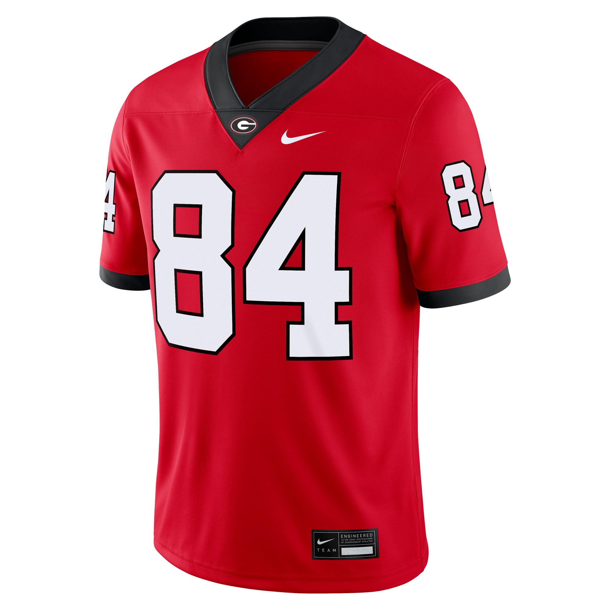 Ladd McConkey Georgia Bulldogs Game Jersey Red NCAA College Football Fan Wear Ladd McConkey