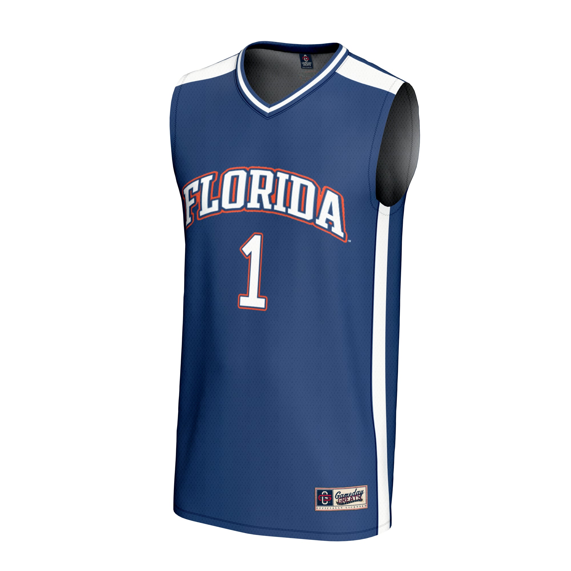 Basketball Fashion Florida Gators Game Jersey No.1 Royal NCAA College Basketball Fan Wear