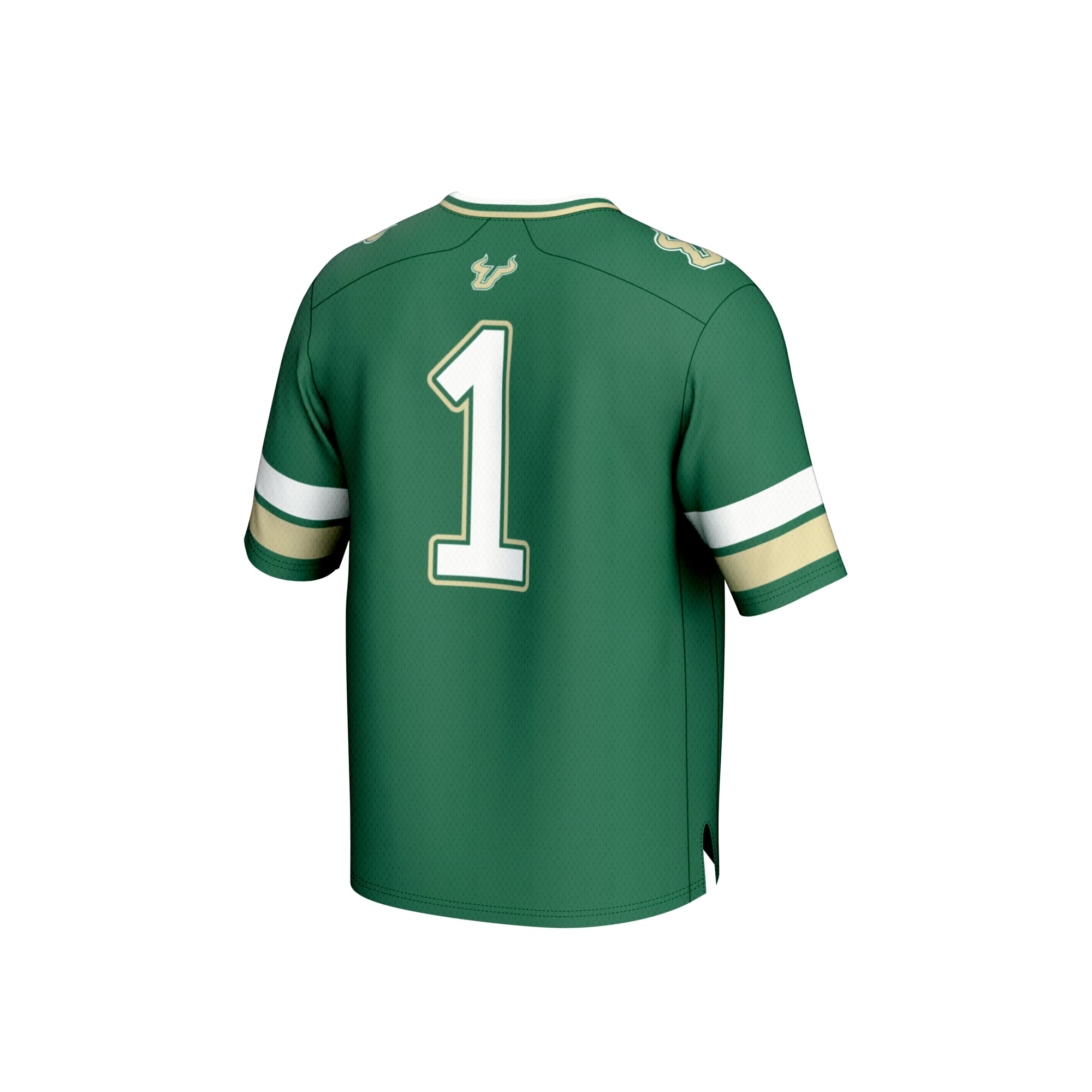 Collegiate Fashion South Florida Bulls Game Jersey No.1 Green NCAA College Football Fan Wear Collegiate Fashion