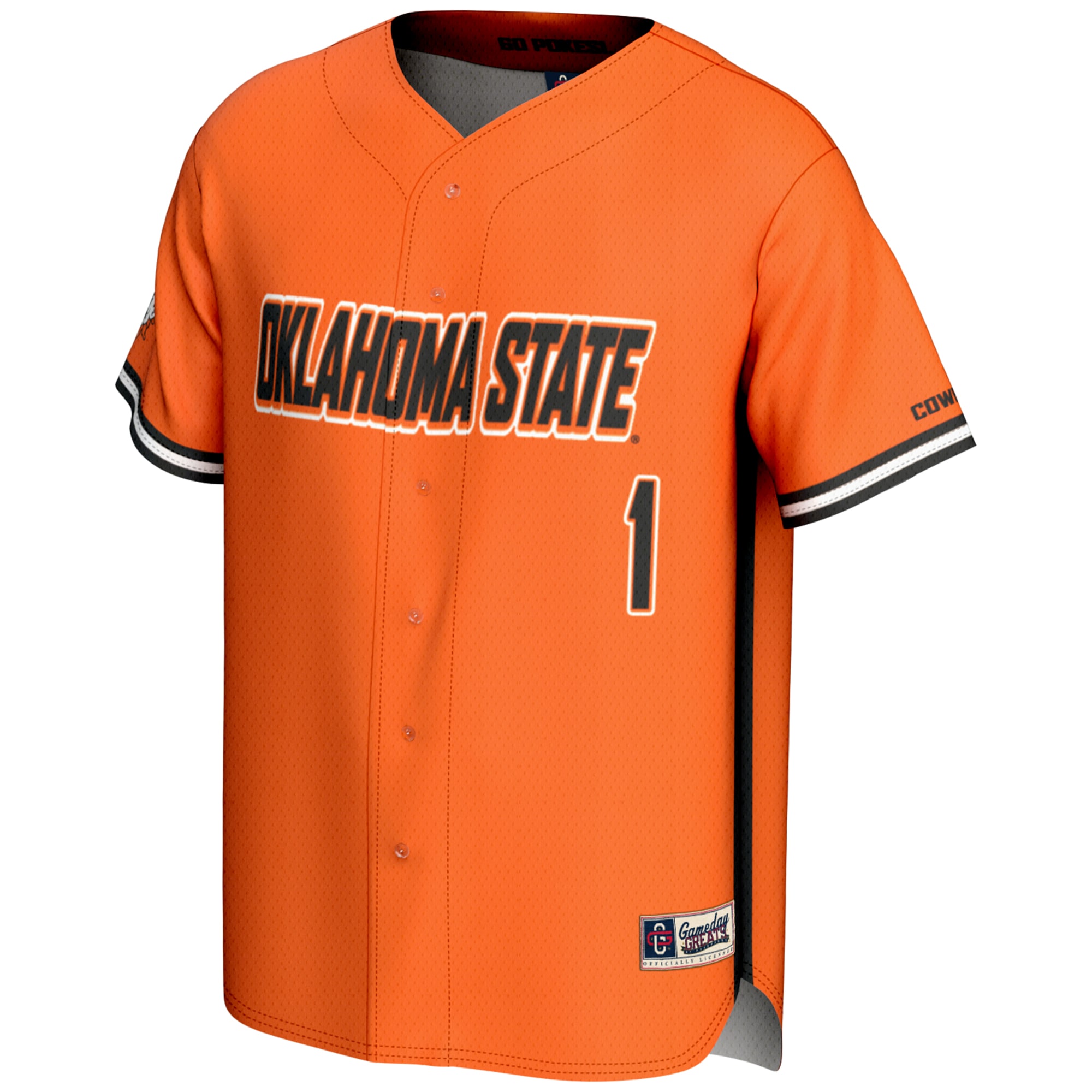 Baseball Fashion Oklahoma State Cowboys Game Jersey Orange NCAA College Baseball Fan Wear