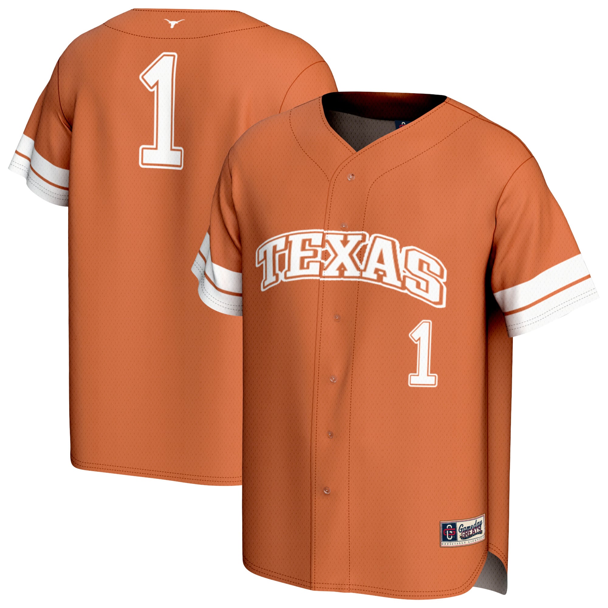 Baseball Texas Longhorns Limited Jersey Orange NCAA College Baseball Fan Wear Baseball