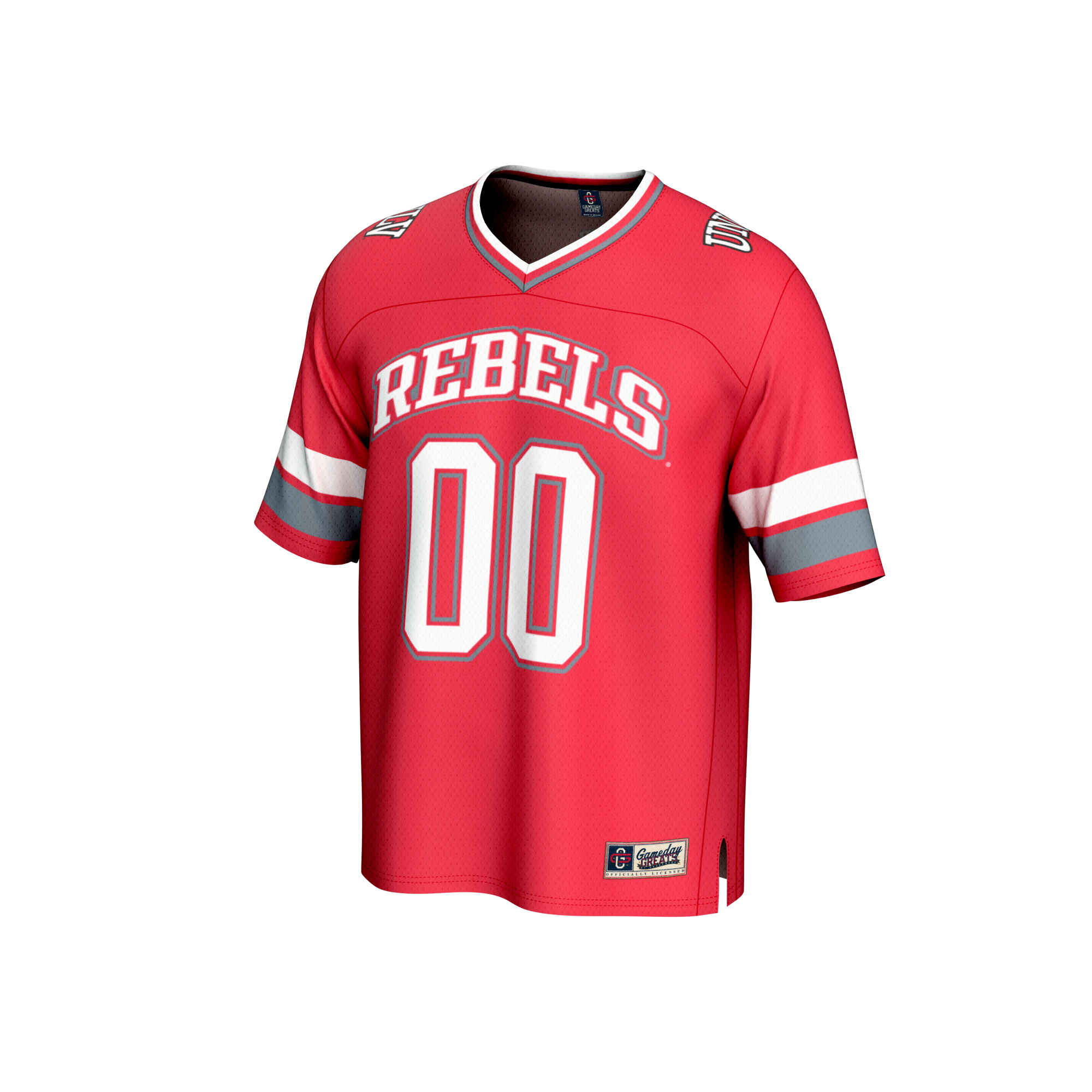 Collegiate Fashion UNLV Rebels Game Jersey No.0 Scarlet NCAA College Football Fan Wear Collegiate Fashion