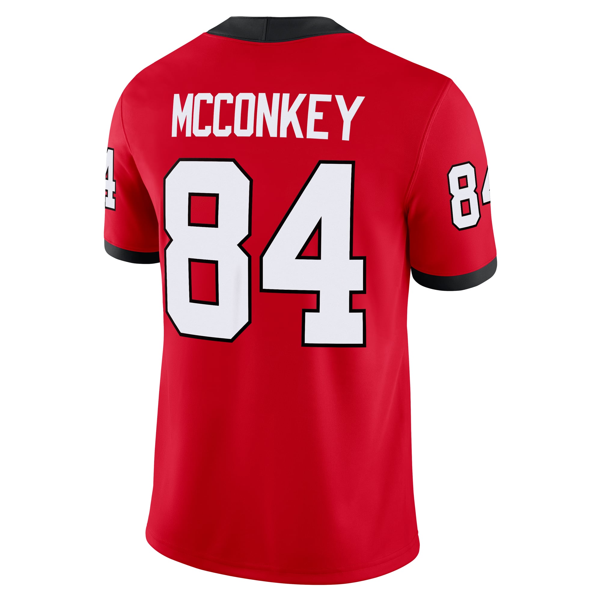 Ladd McConkey Georgia Bulldogs Game Jersey Red NCAA College Football Fan Wear