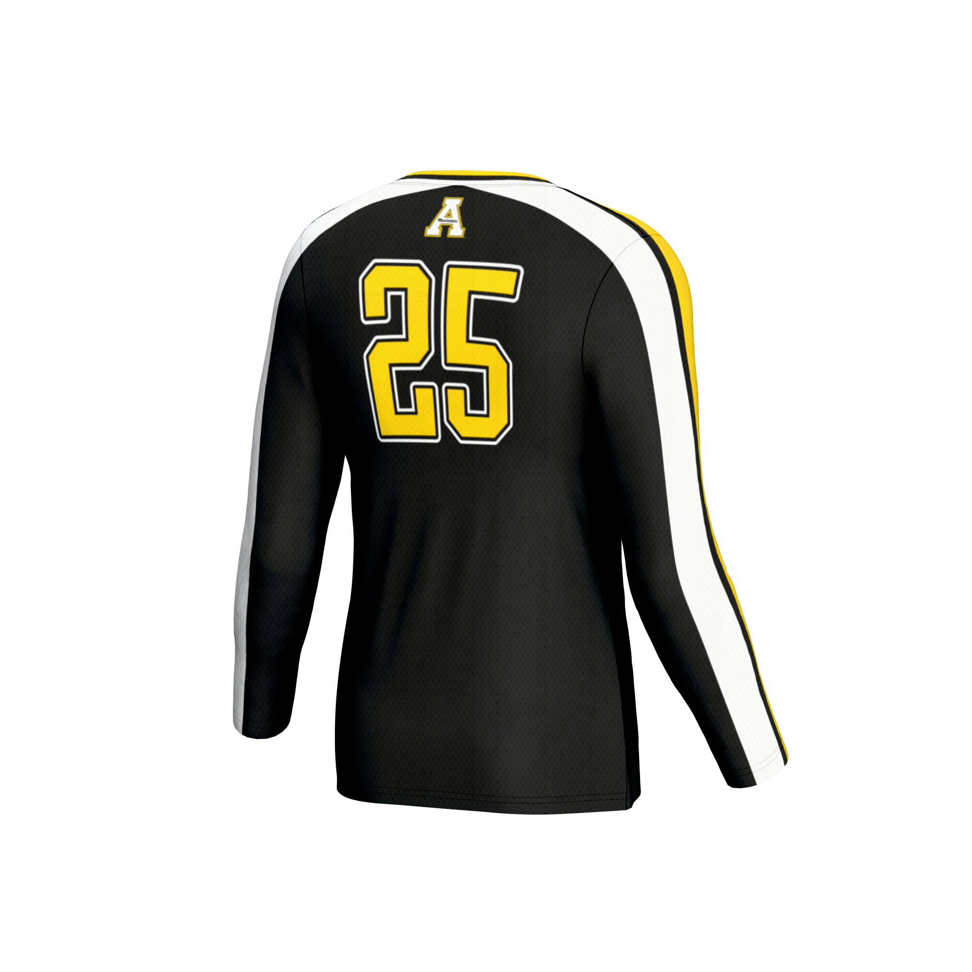 Volleyball Fashion Appalachian State Mountaineers Game Jersey Black NCAA College Volleyball Fan Wear Volleyball Fashion