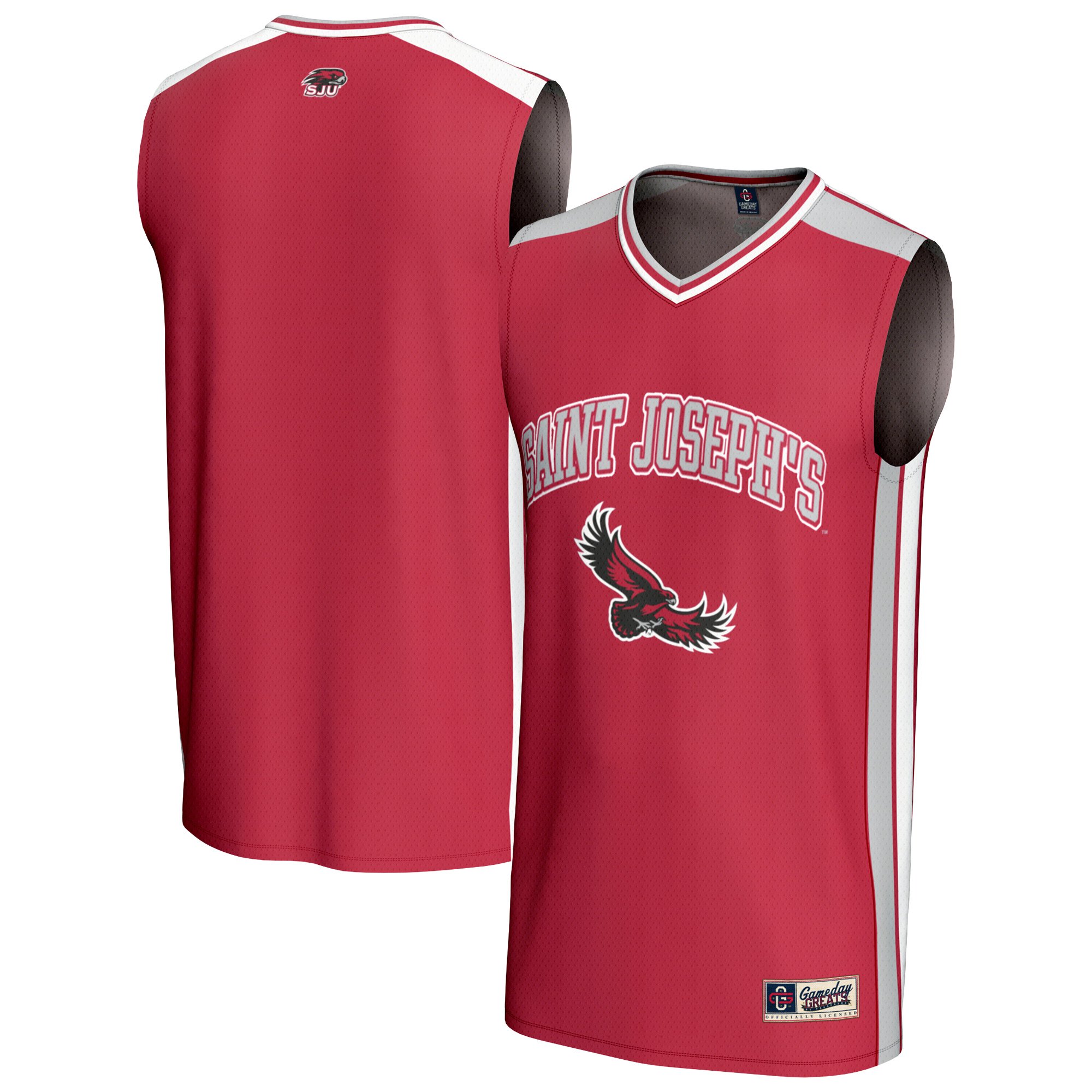 Saint Joseph's Hawks Jersey Crimson NCAA College Football Fan Wear
