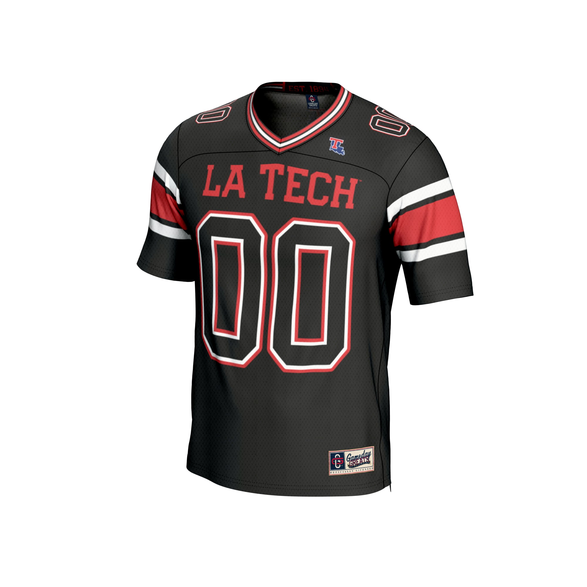 NIL Fashion Louisiana Tech Bulldogs Game Jersey Black NCAA College Football Fan Wear
