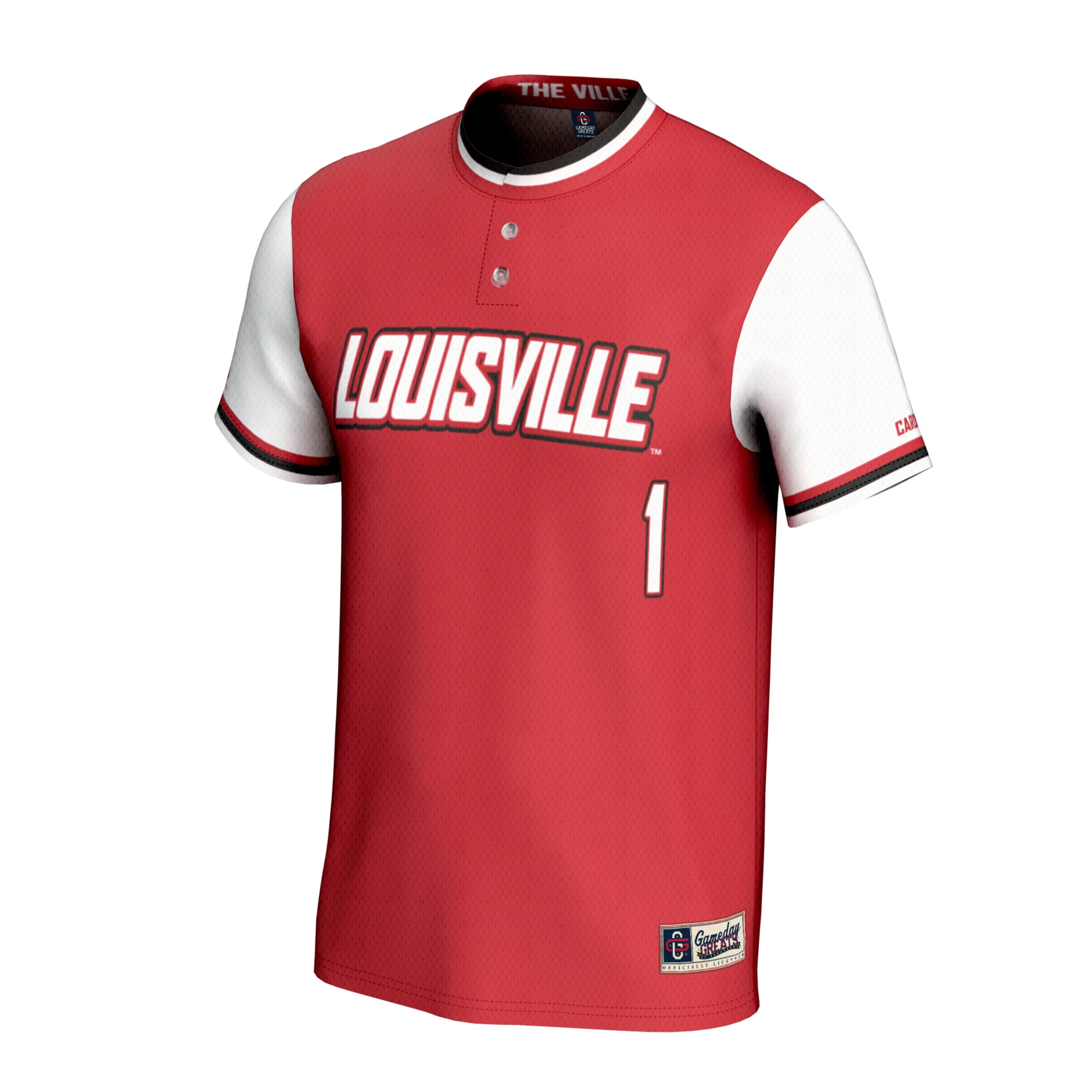 Softball Fashion Louisville Cardinals Game Jersey Red NCAA College Softball Fan Wear