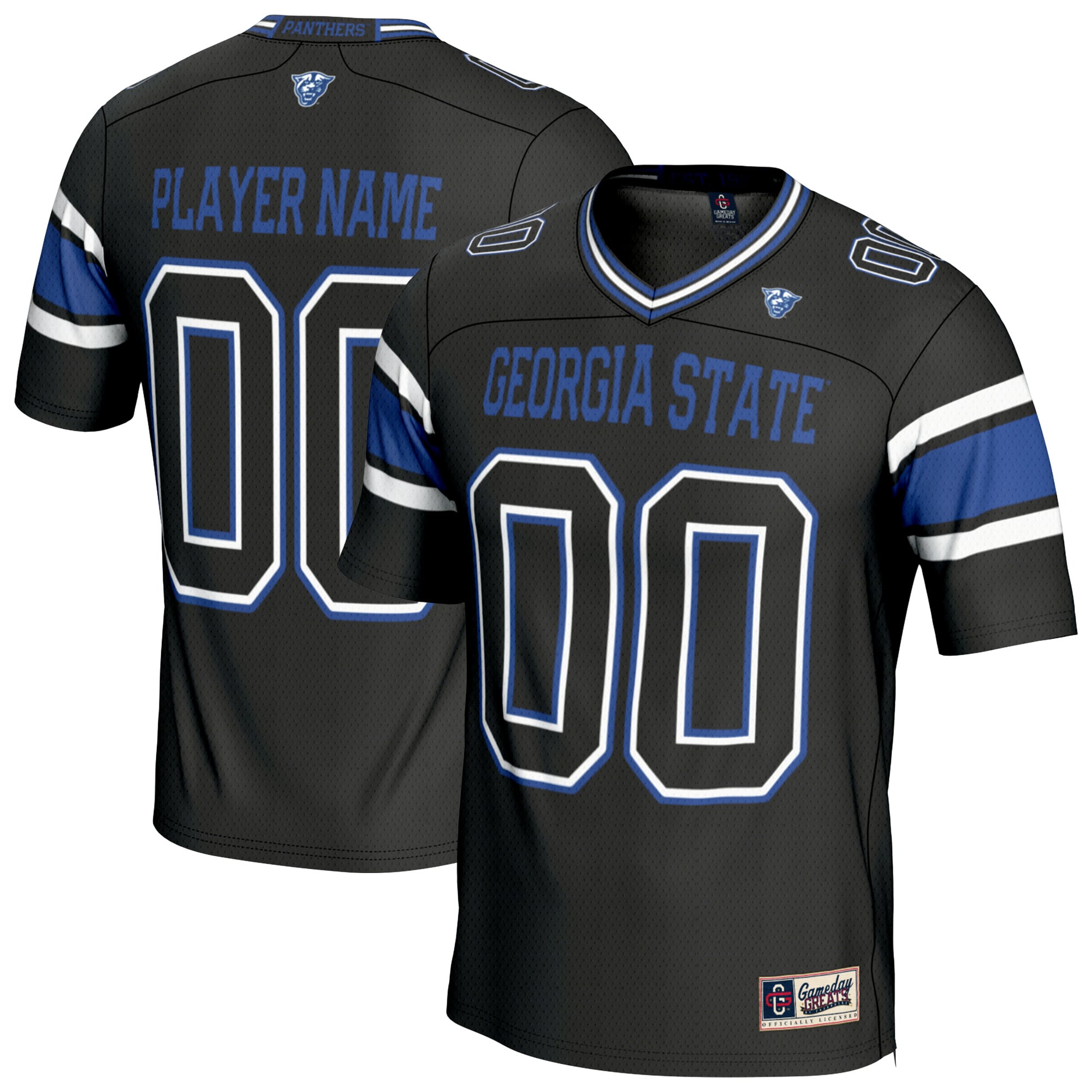 NIL Fashion Georgia State Panthers Game Jersey Black NCAA College Football Fan Wear