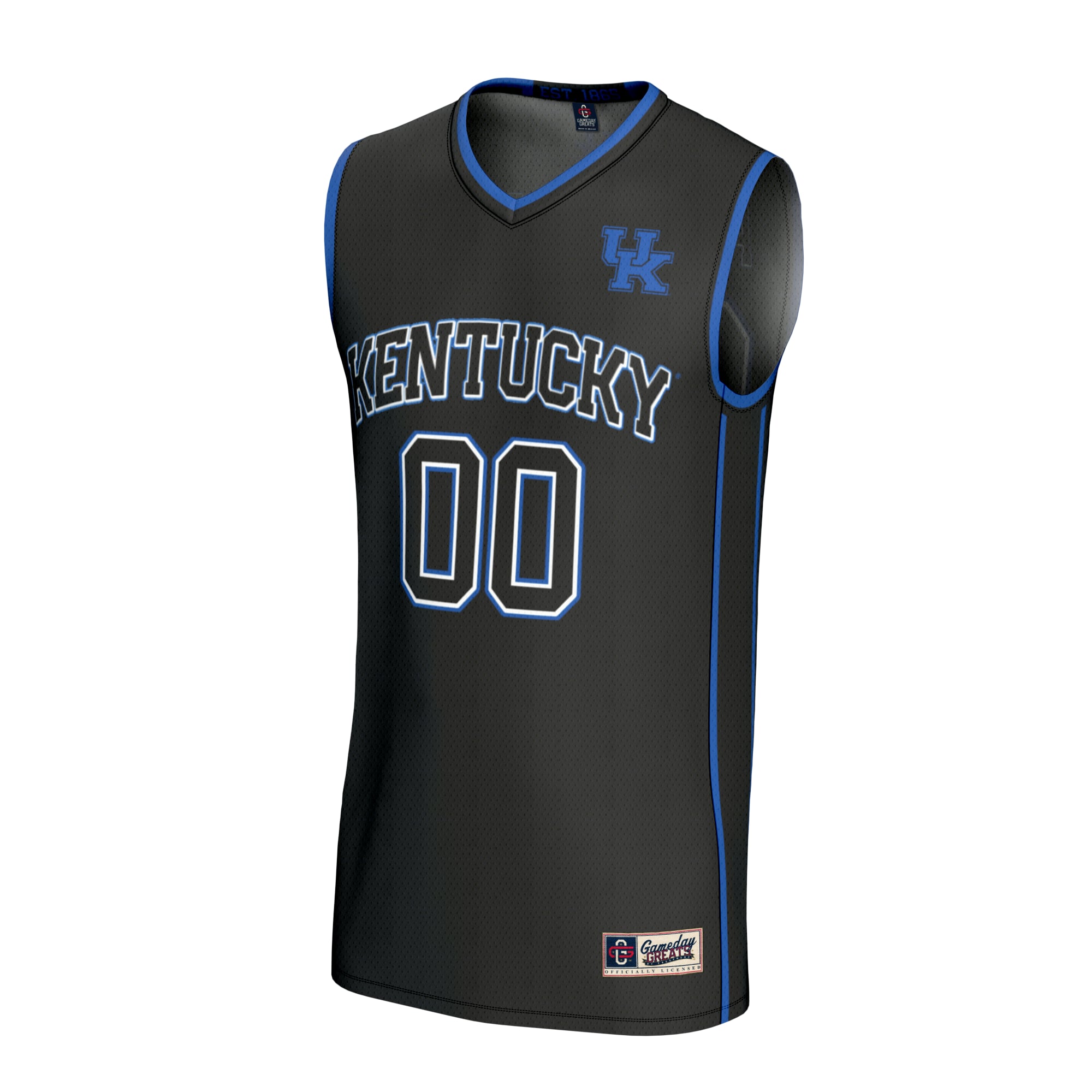 Collegiate Basketball NIL Kentucky Wildcats Player Jersey Black NCAA College Basketball Fan Wear