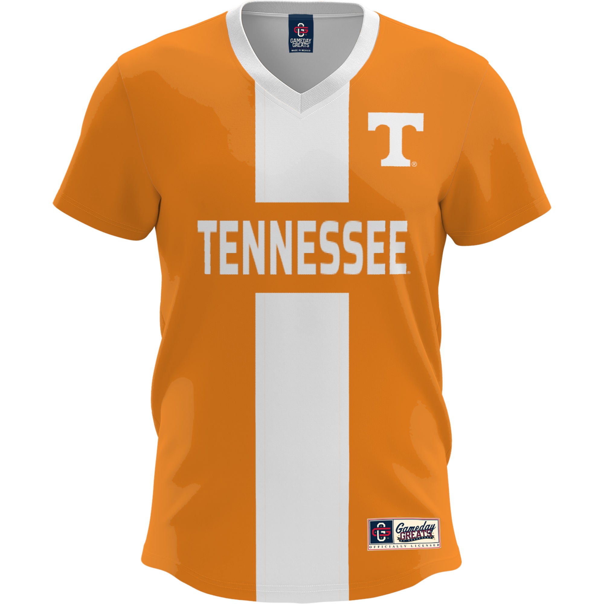 Orange Soccer Fashion Tennessee Volunteers Game Jersey Orange NCAA College Soccer Fan Wear Orange Soccer Fashion
