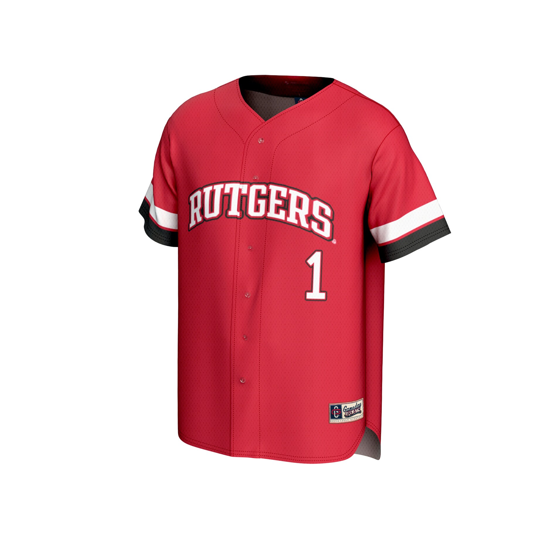 Collegiate Baseball Fashion Rutgers Scarlet Knights Game Jersey Scarlet NCAA College Baseball Fan Wear Collegiate Baseball Fashion