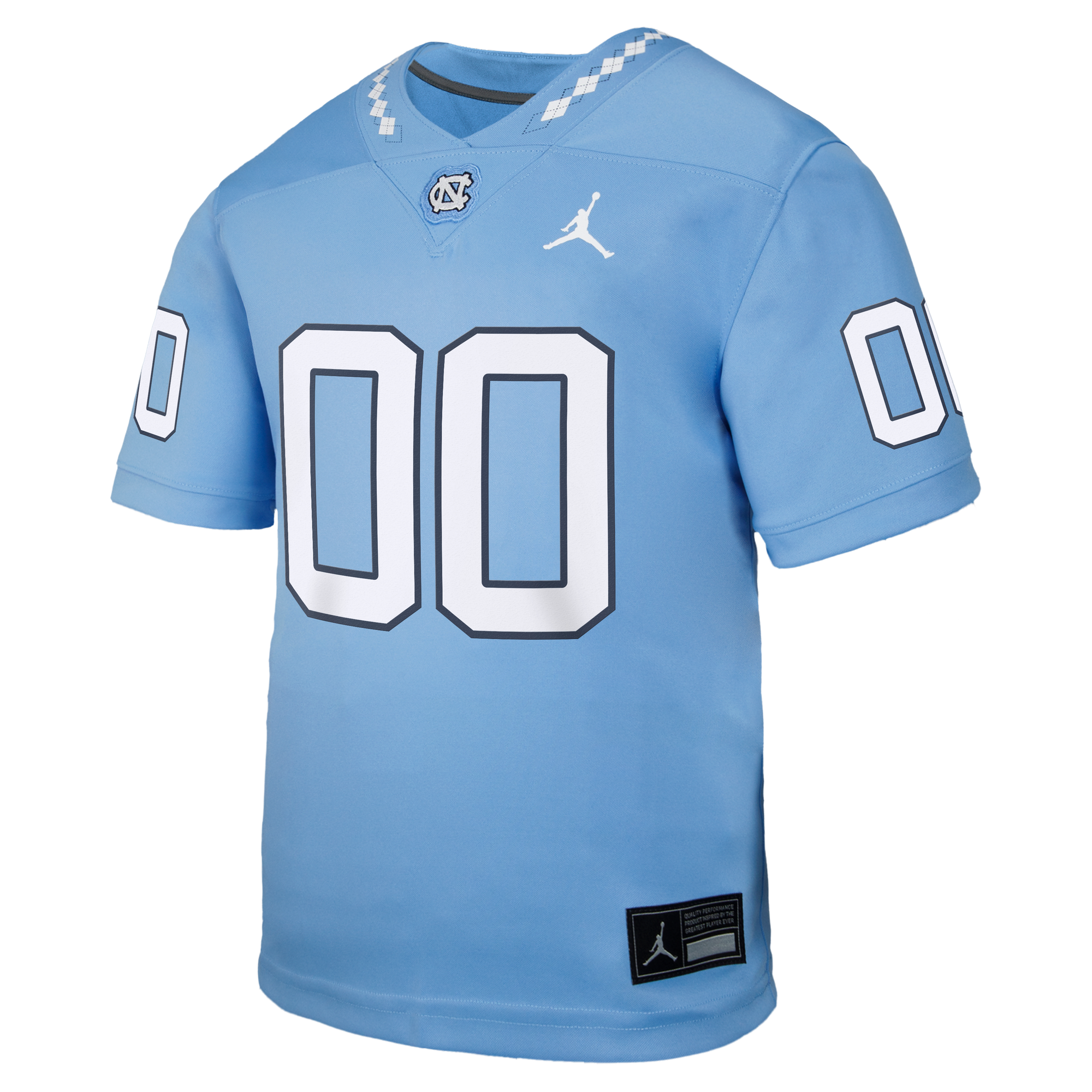 Blue North Carolina Tar Heels Replica Jersey Blue NCAA College Football Fan Wear Custom Number