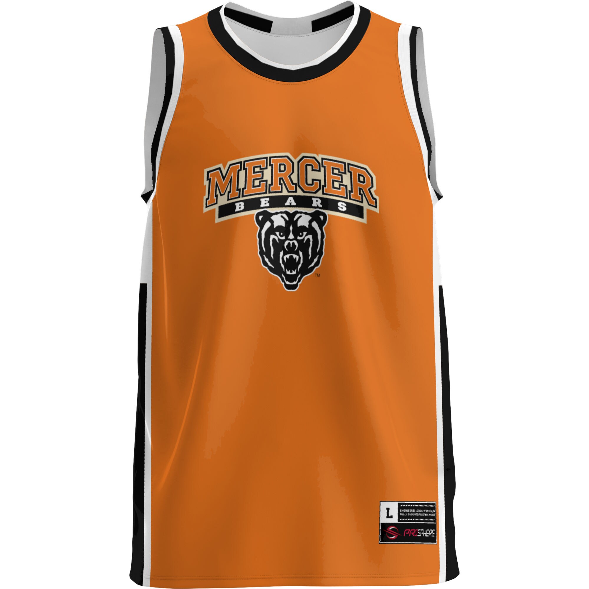 Basketball Mercer Bears Game Jersey Orange NCAA College Basketball Fan Wear