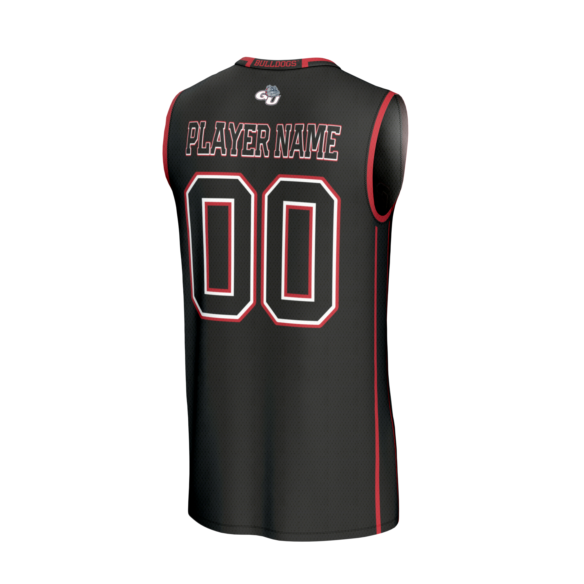 Collegiate Gonzaga Bulldogs Player Jersey Black NCAA College Basketball Fan Wear