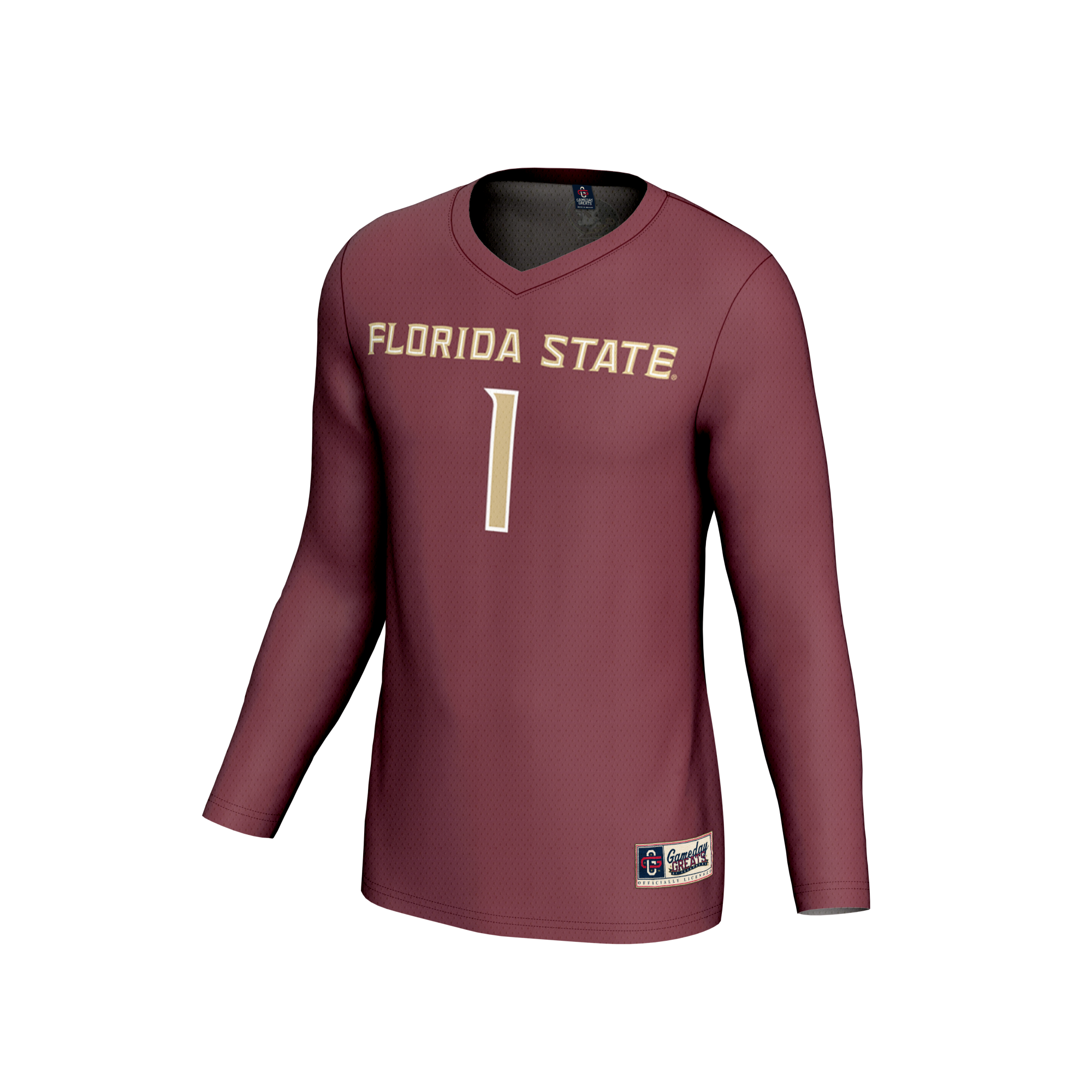 Collegiate Volleyball Fashion Florida State Seminoles Game Jersey Garnet NCAA College Volleyball Fan Wear Collegiate Volleyball Fashion