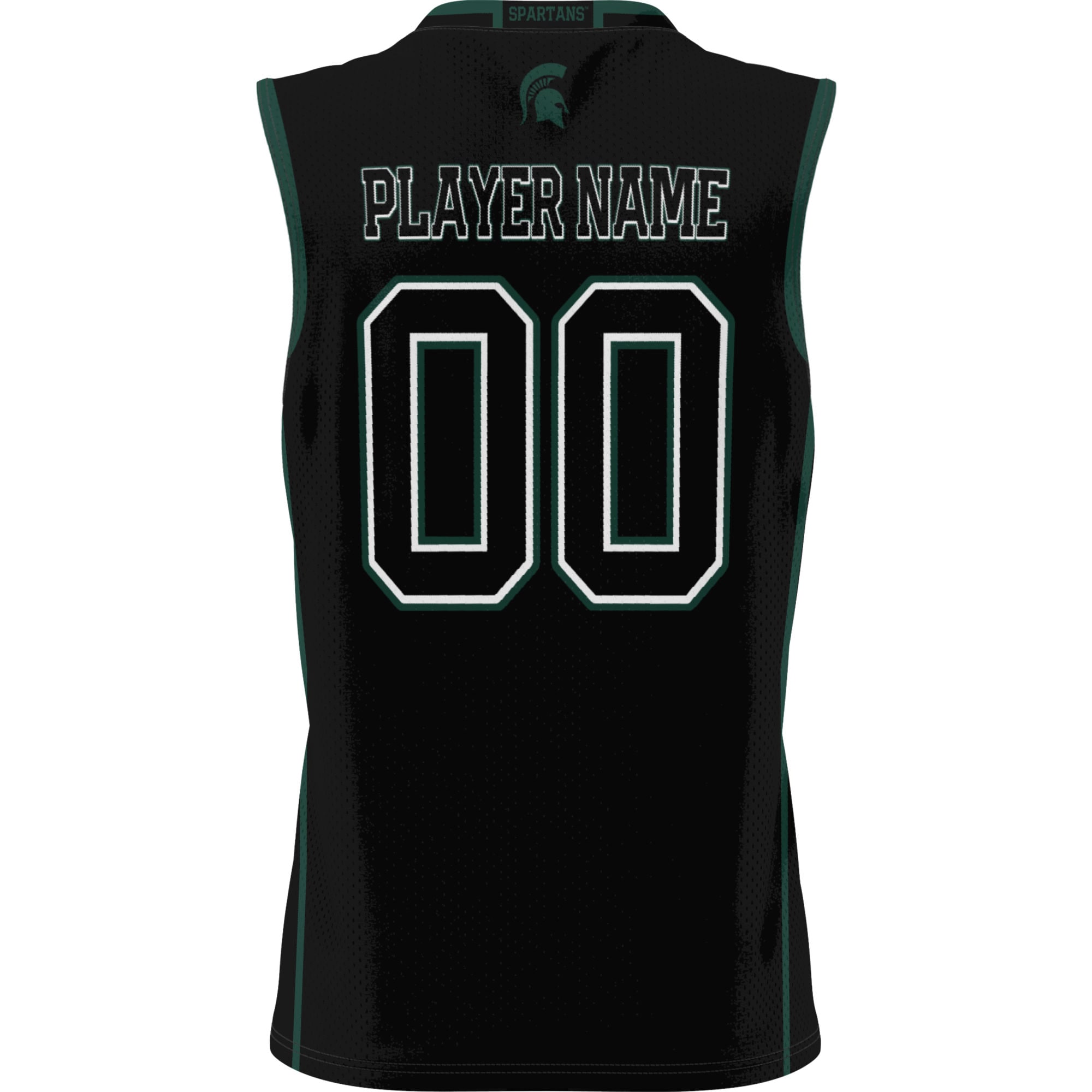 NIL Pick- Basketball Michigan State Spartans Player Jersey Black NCAA College Basketball Fan Wear NIL Pick- Basketball