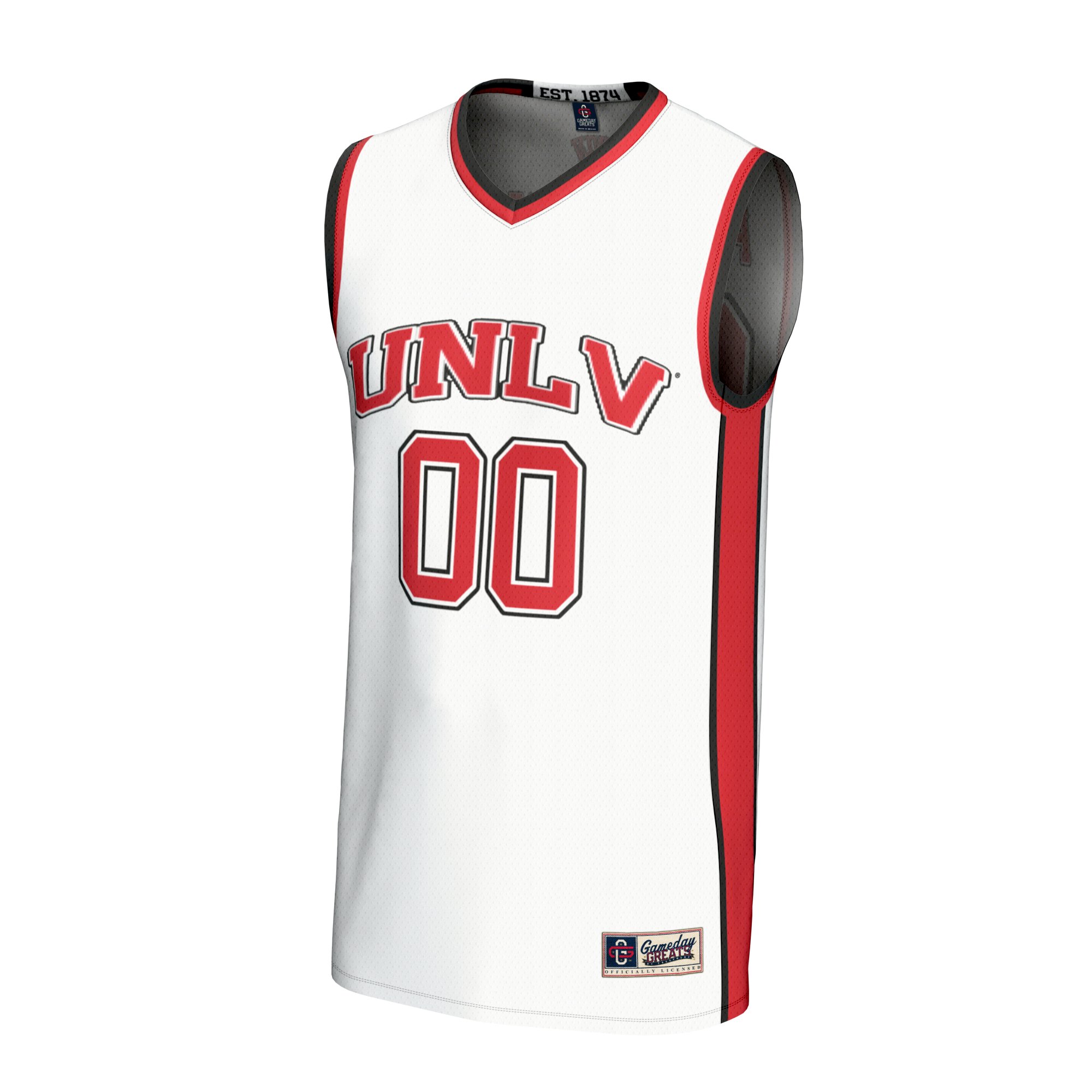 Basketball NIL Pick- UNLV Rebels Player Jersey White NCAA College Basketball Fan Wear