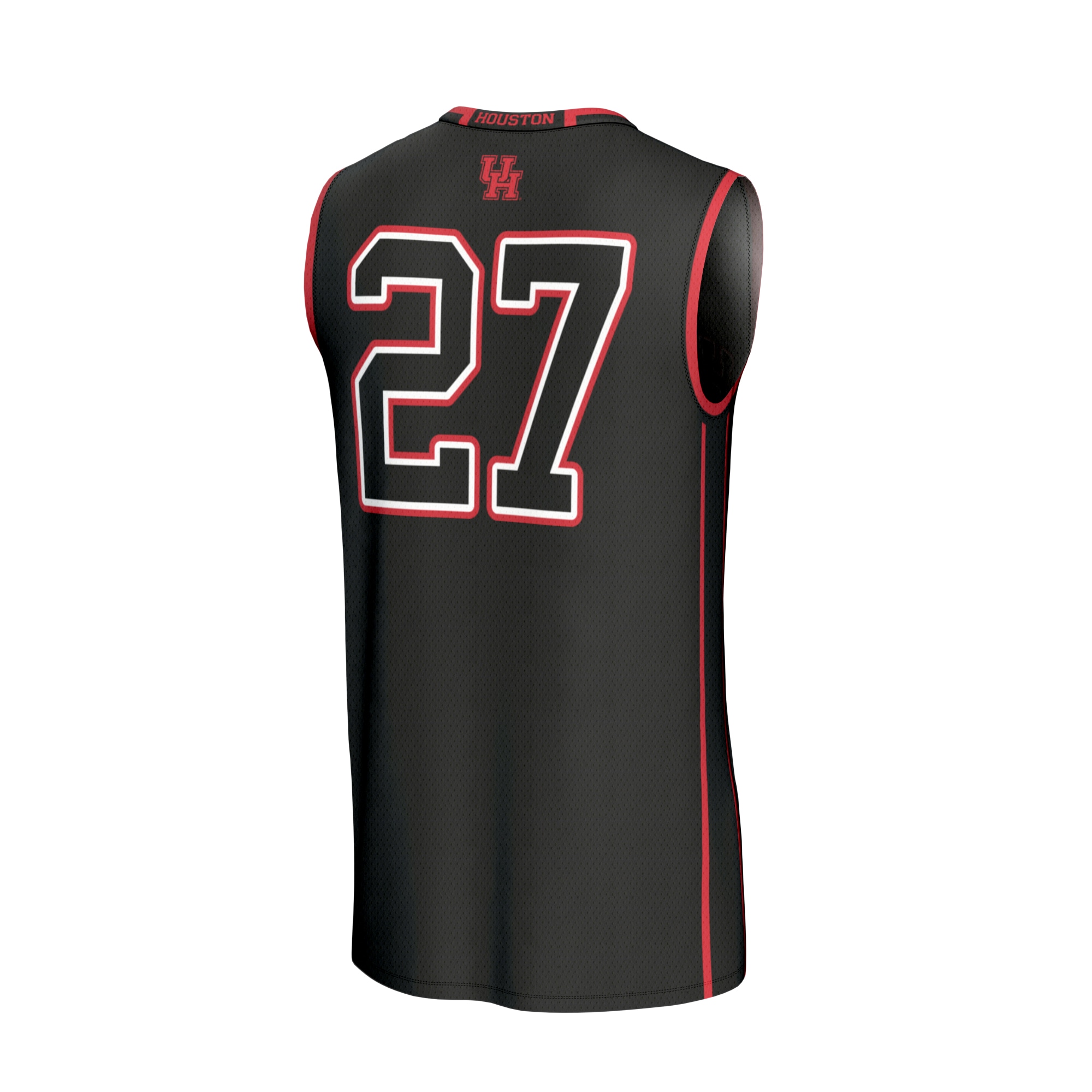 Collegiate Fashion Houston Cougars Game Jersey Black NCAA College Basketball Fan Wear