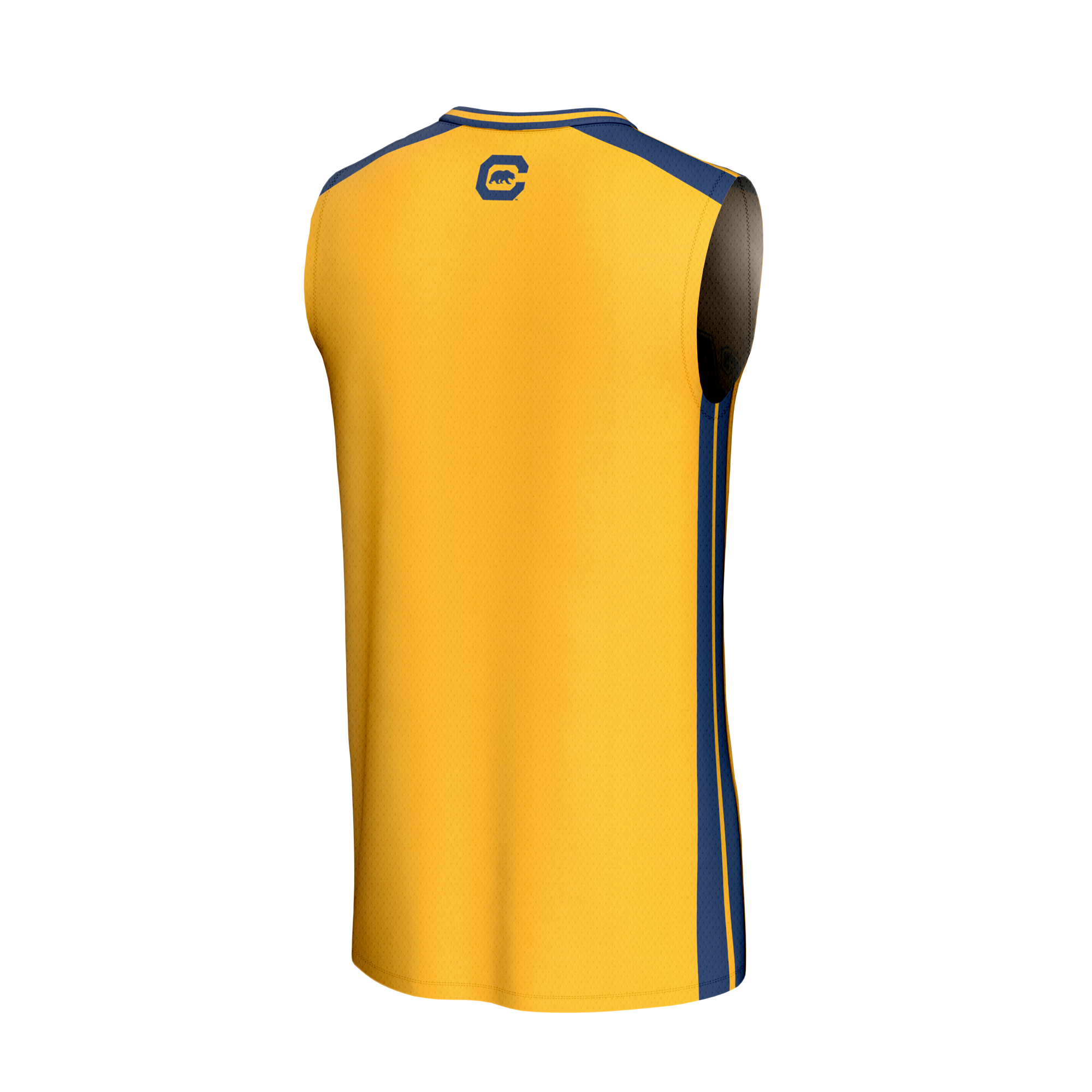 Collegiate Fashion Cal Bears Game Jersey Gold NCAA College Basketball Fan Wear