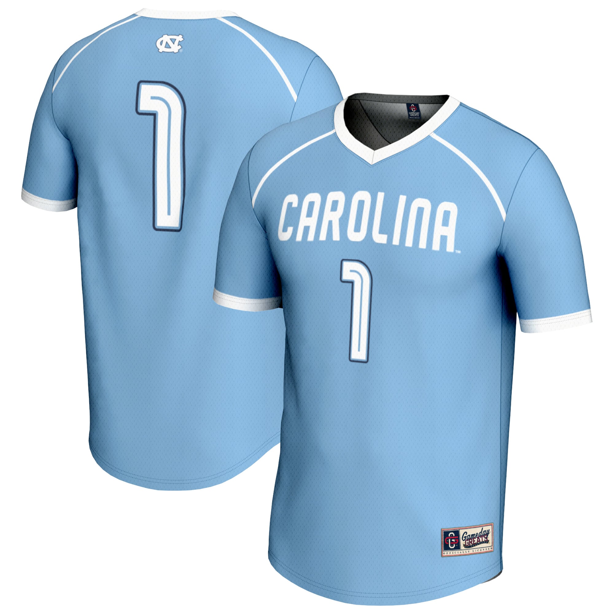 North Carolina Tar Heels Alternate Jersey No.1 Blue NCAA College Football Fan Wear