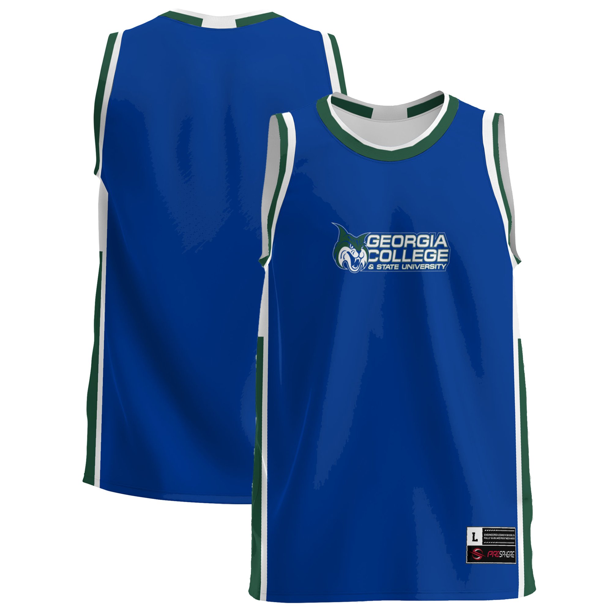 Featherweight Georgia College Bobcats Jersey Blue NCAA College Baseball Fan Wear
