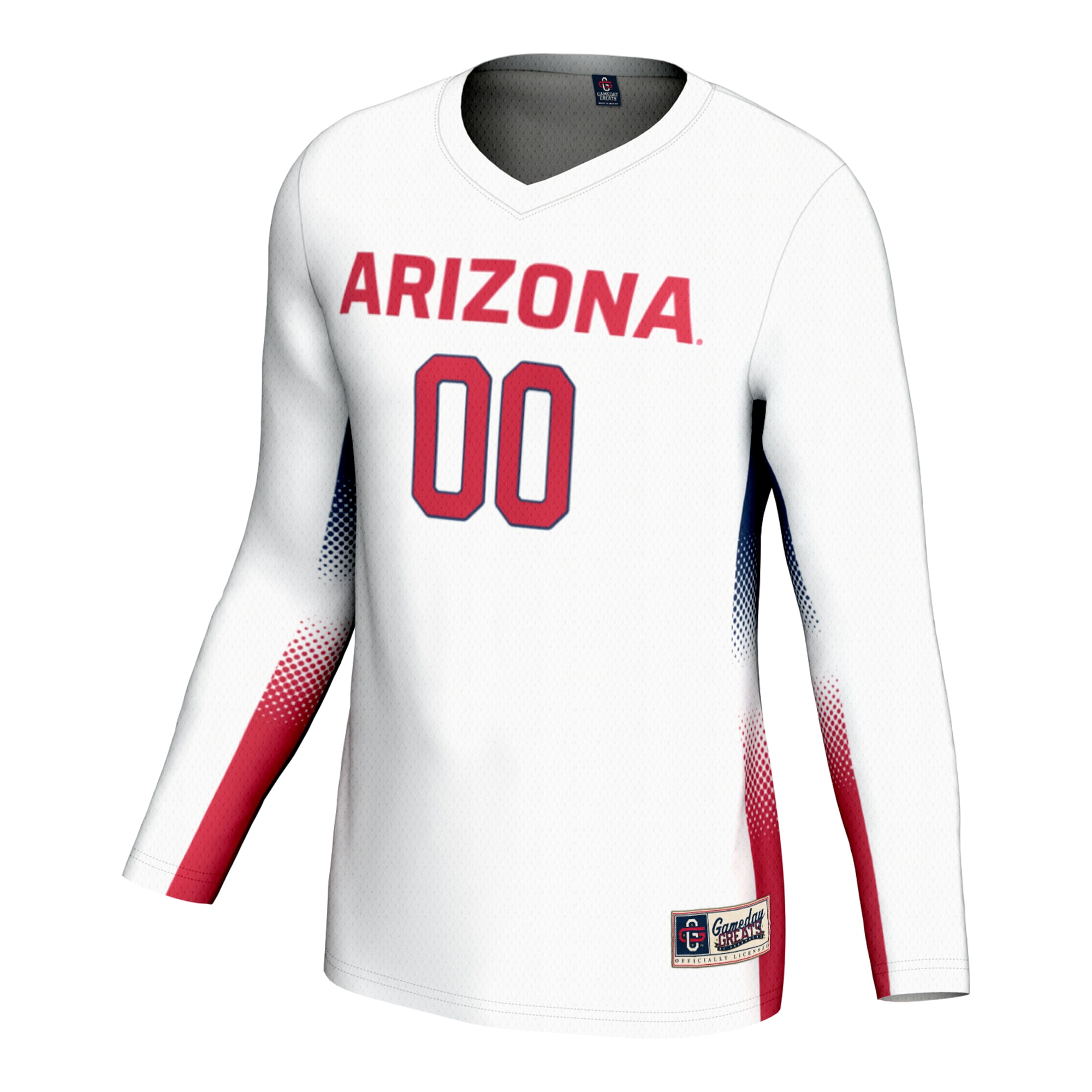 NIL Volleyball Arizona Wildcats Game Jersey White NCAA College Volleyball Fan Wear