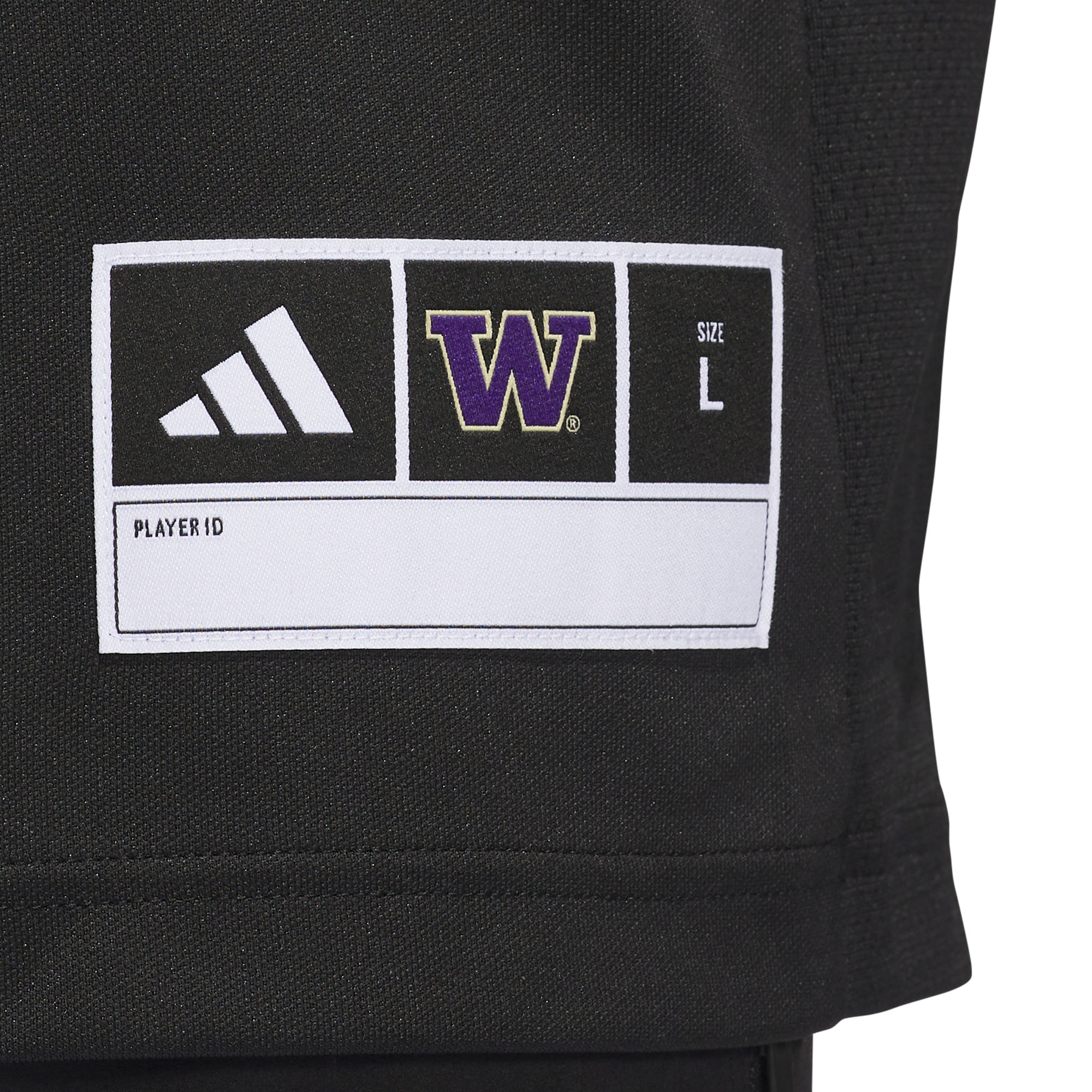 Strategy Washington Huskies Jersey Black NCAA College Football Fan Wear Strategy