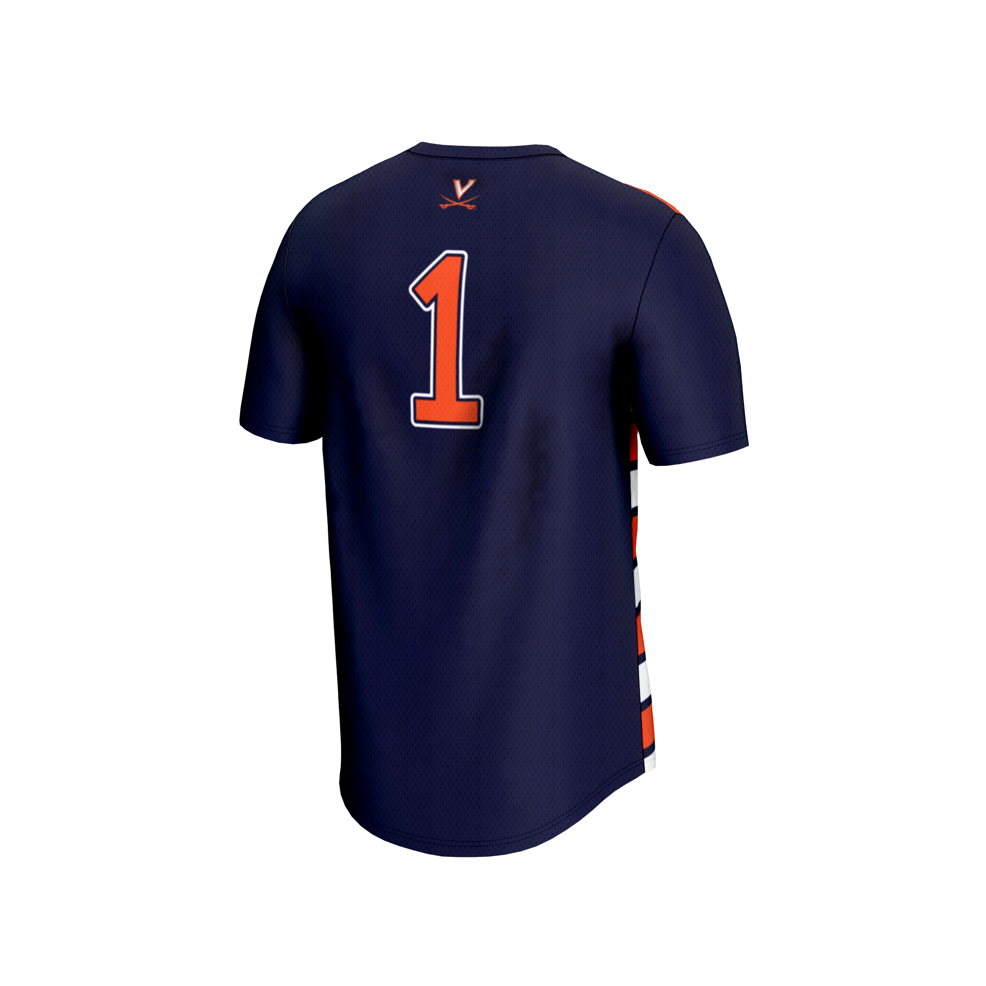 Soccer Fashion Virginia Cavaliers Game Jersey Navy NCAA College Soccer Fan Wear Soccer Fashion