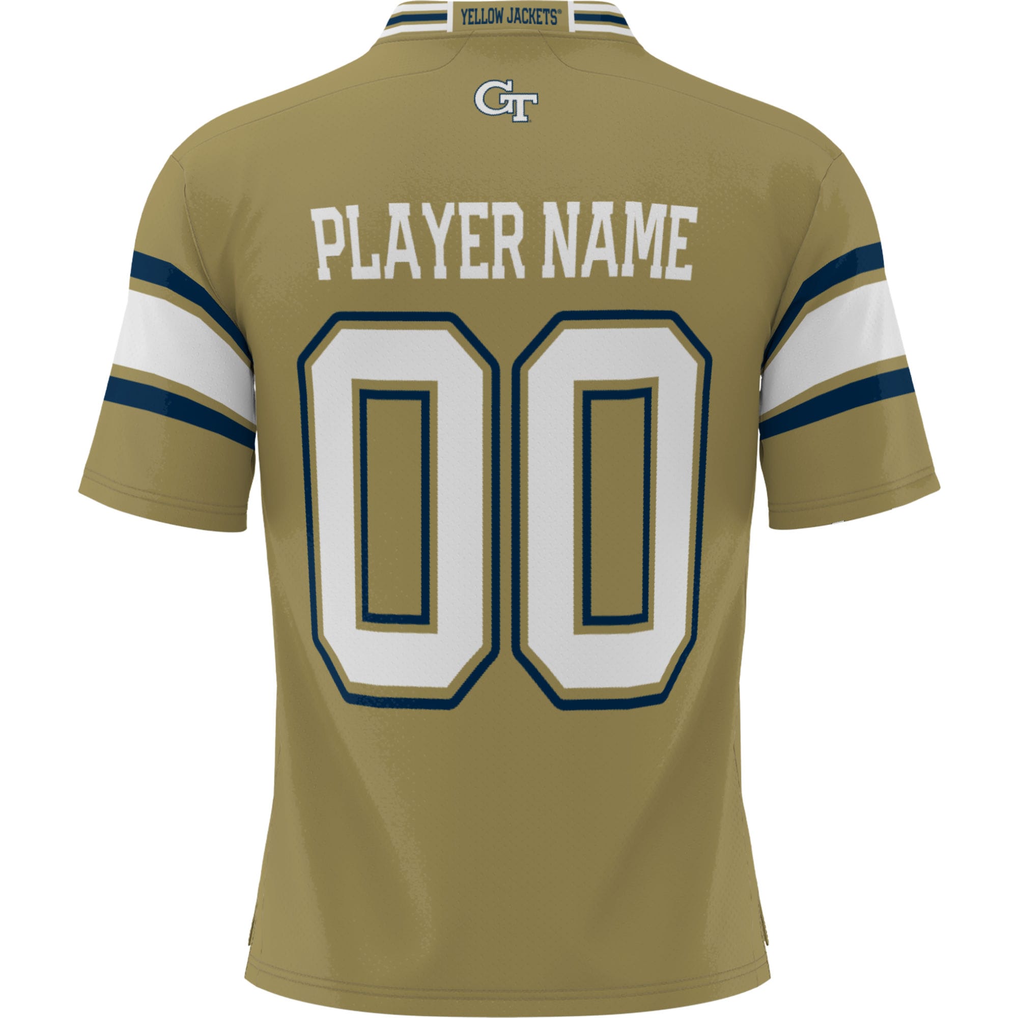 NIL Pick Georgia Tech Yellow Jackets Player Jersey Yellow NCAA College Football Fan Wear