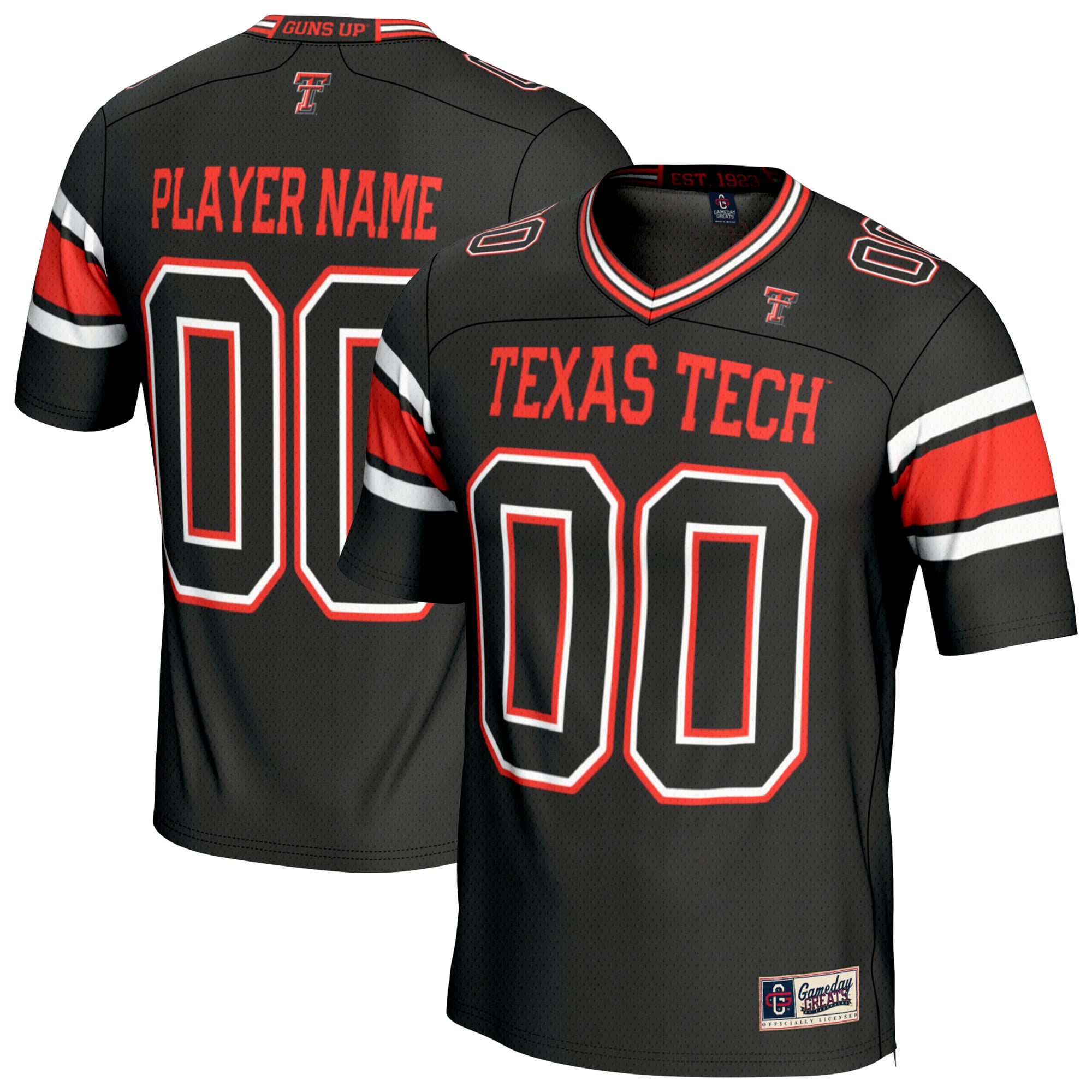 Fashion Texas Tech Red Raiders Game Jersey Red NCAA College Football Fan Wear Custom Number