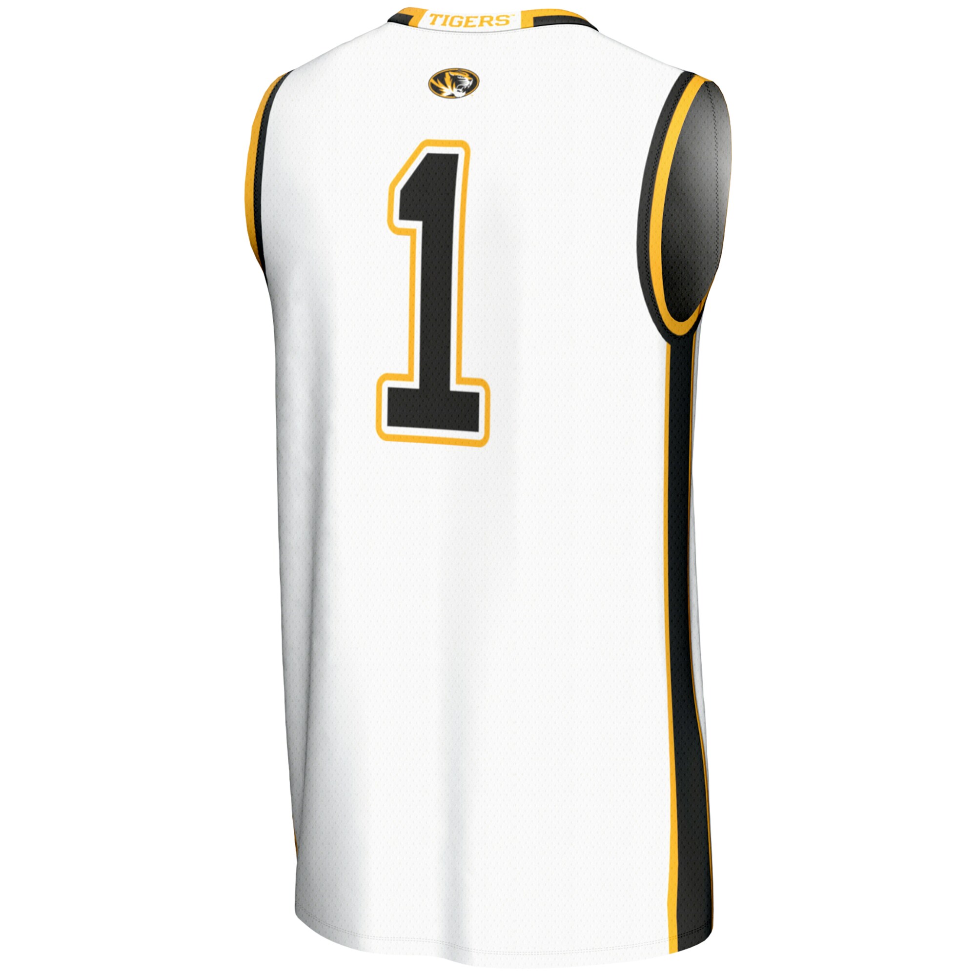 Basketball Missouri Tigers Game Jersey White NCAA College Basketball Fan Wear Basketball