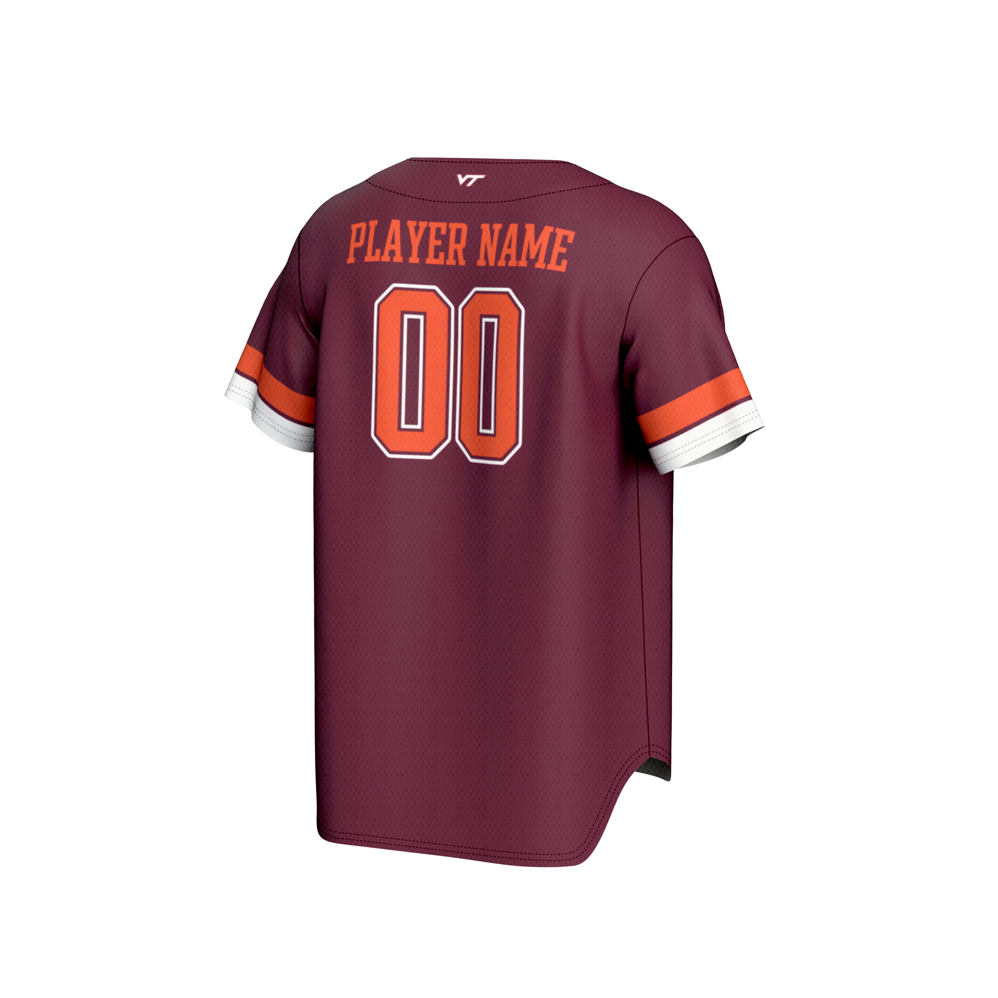 NIL Pick- Baseball Virginia Tech Hokies Player Jersey Maroon NCAA College Baseball Fan Wear NIL Pick- Baseball
