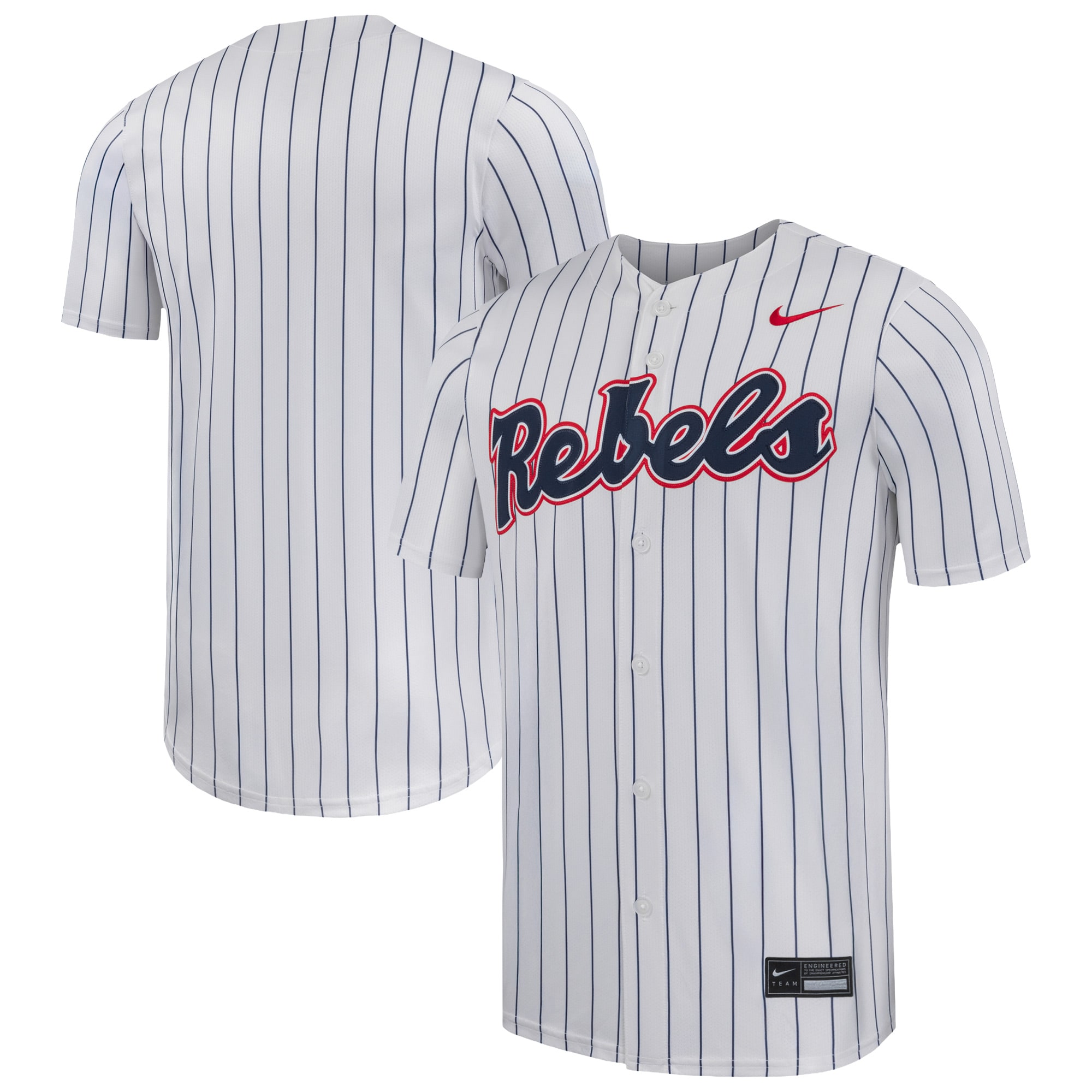 Baseball Ole Miss Rebels Limited Jersey White NCAA College Baseball Fan Wear