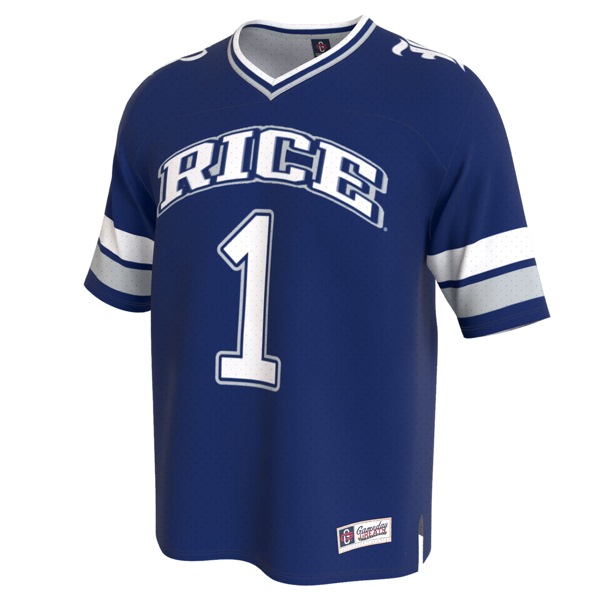 Collegiate Fashion Rice Owls Game Jersey Navy NCAA College Football Fan Wear