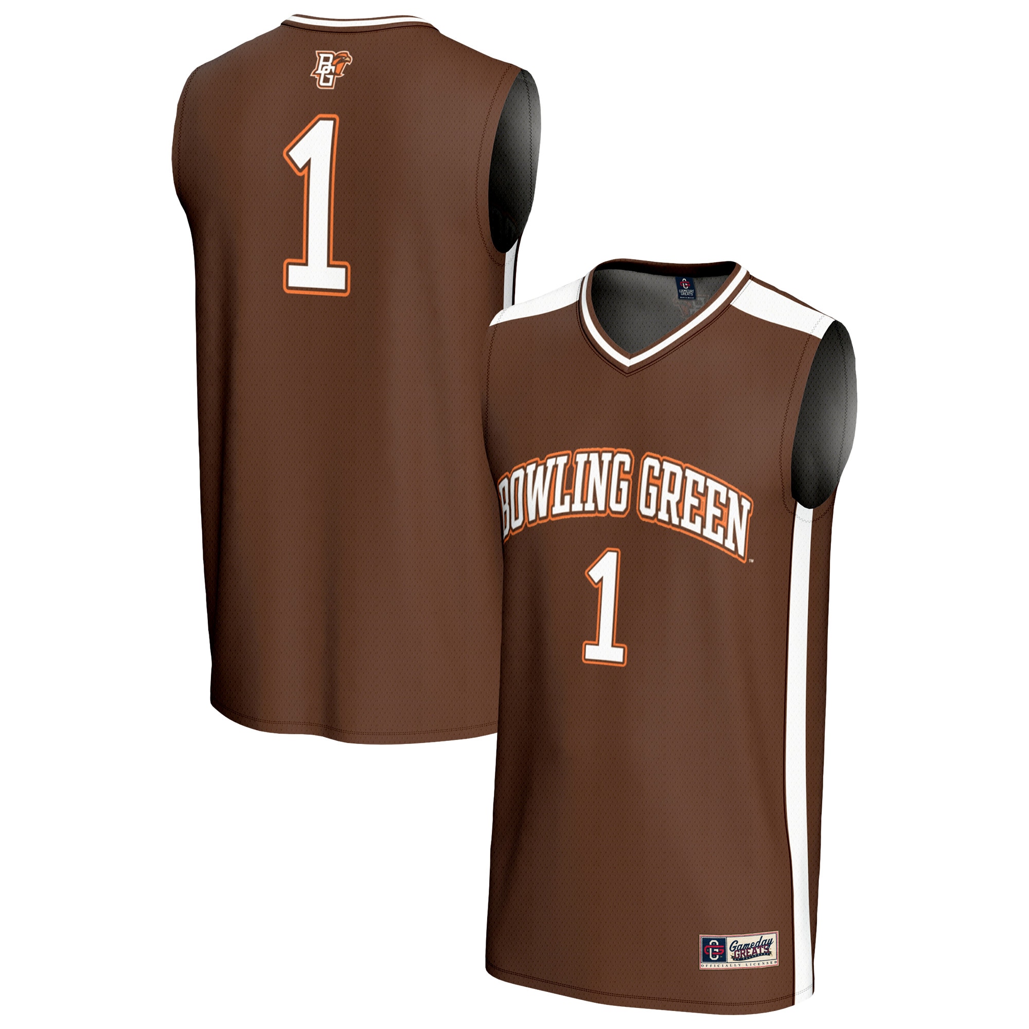 Brown Bowling Fashion Green St. Falcons Game Jersey No.1 Green NCAA College Basketball Fan Wear Brown Bowling Fashion