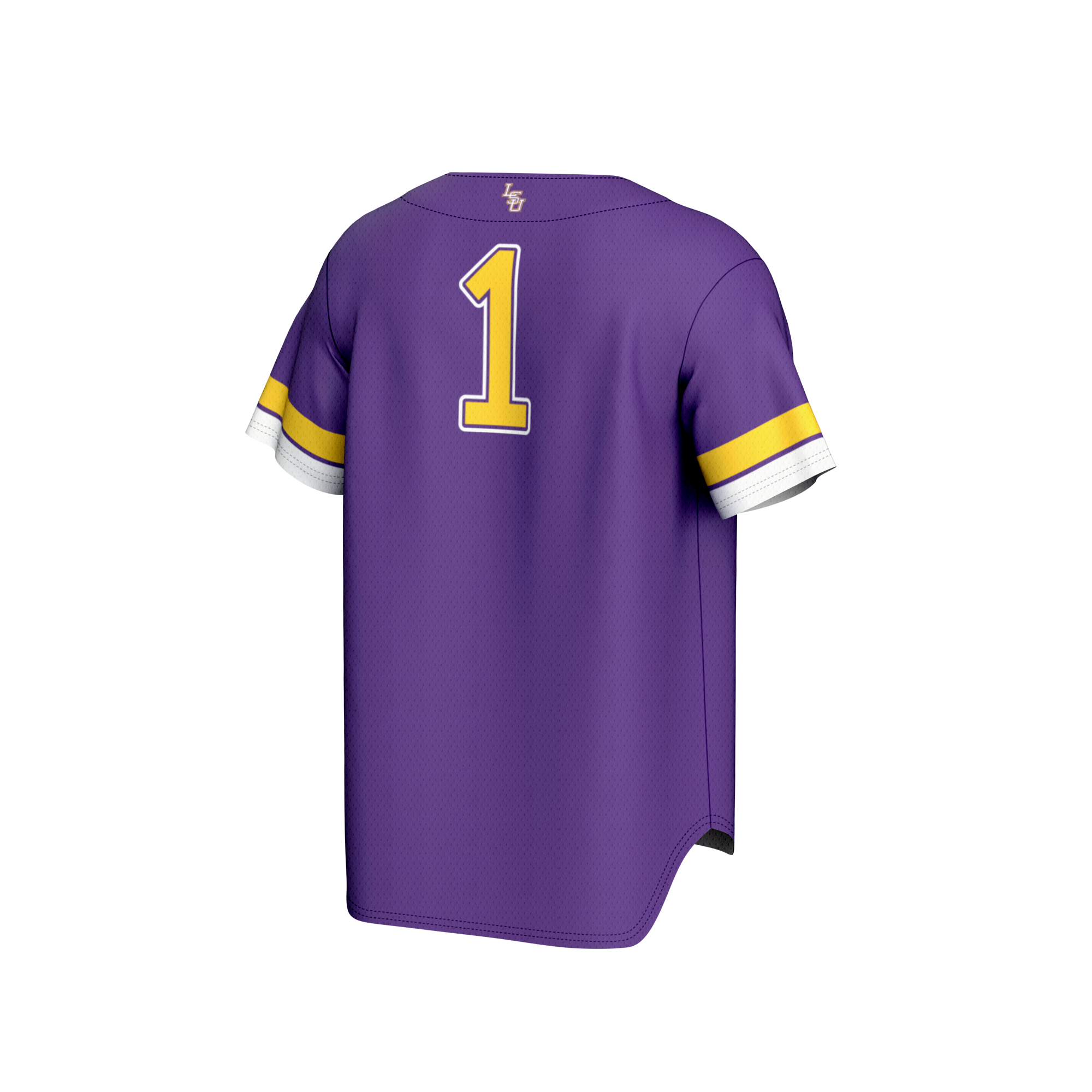 Collegiate Baseball Fashion LSU Tigers Game Jersey Purple NCAA College Baseball Fan Wear