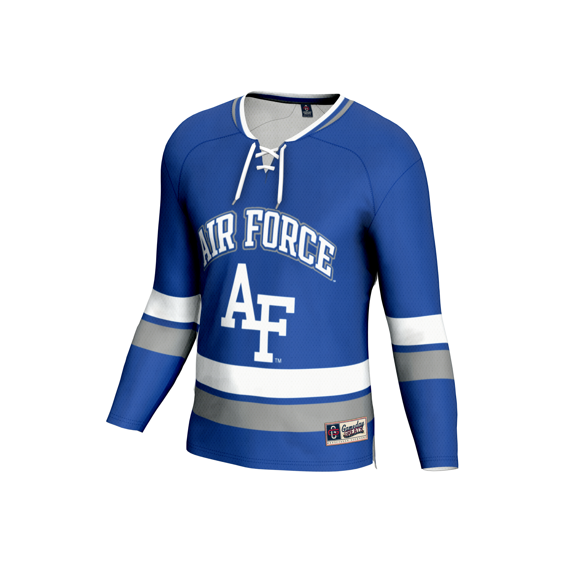 Fashion Hockey Air Force Falcons Game Jersey Royal NCAA College Hockey Fan Wear