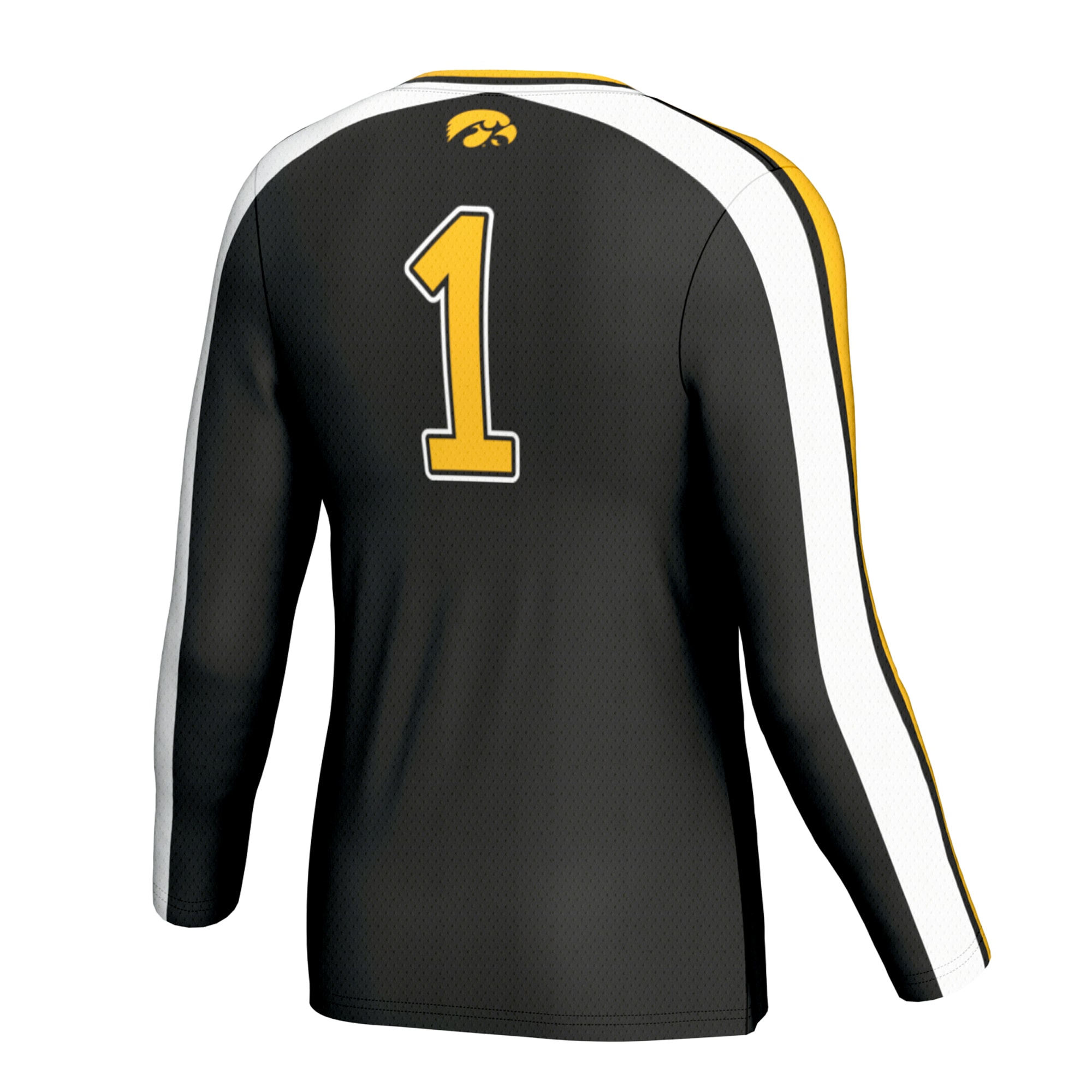 Collegiate Volleyball Fashion Iowa Hawkeyes Game Jersey Black NCAA College Volleyball Fan Wear Collegiate Volleyball Fashion
