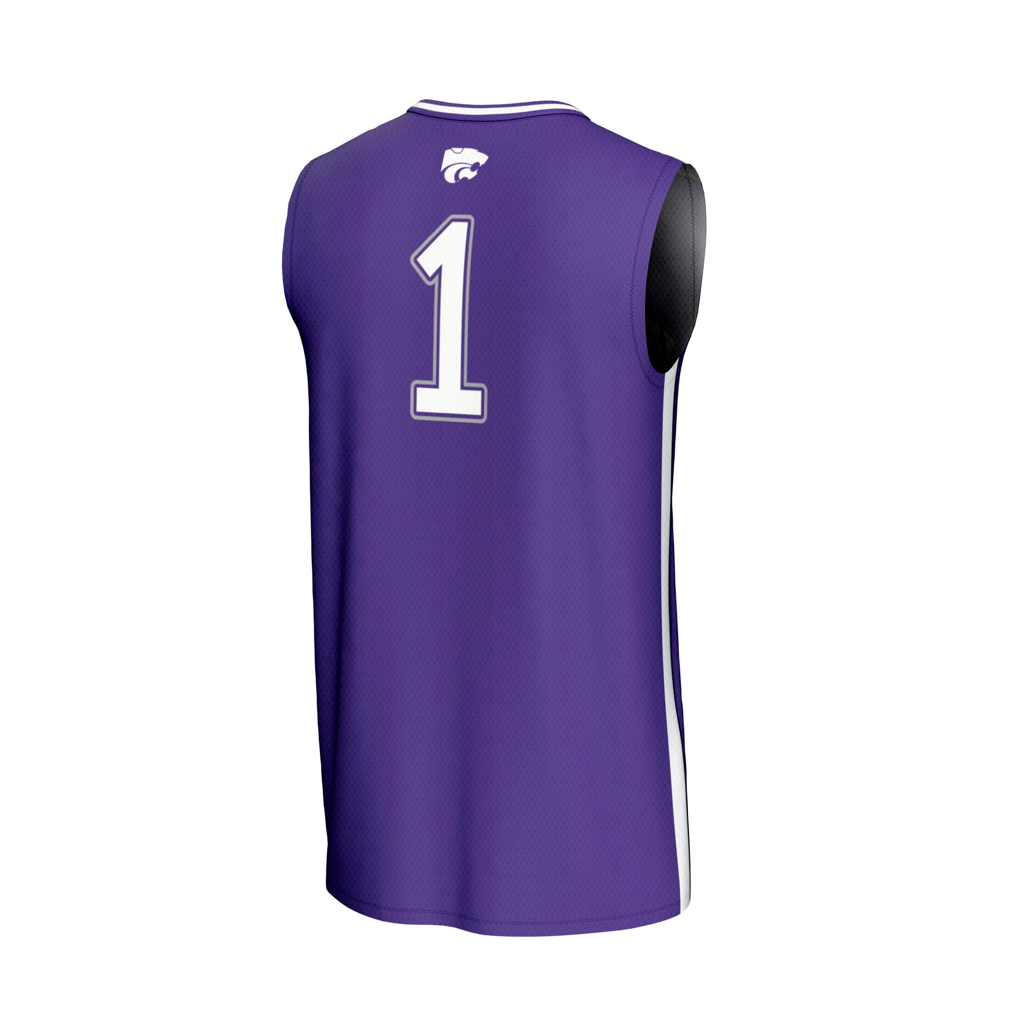 Collegiate Basketball Fashion Kansas State Wildcats Game Jersey Purple NCAA College Basketball Fan Wear Collegiate Basketball Fashion